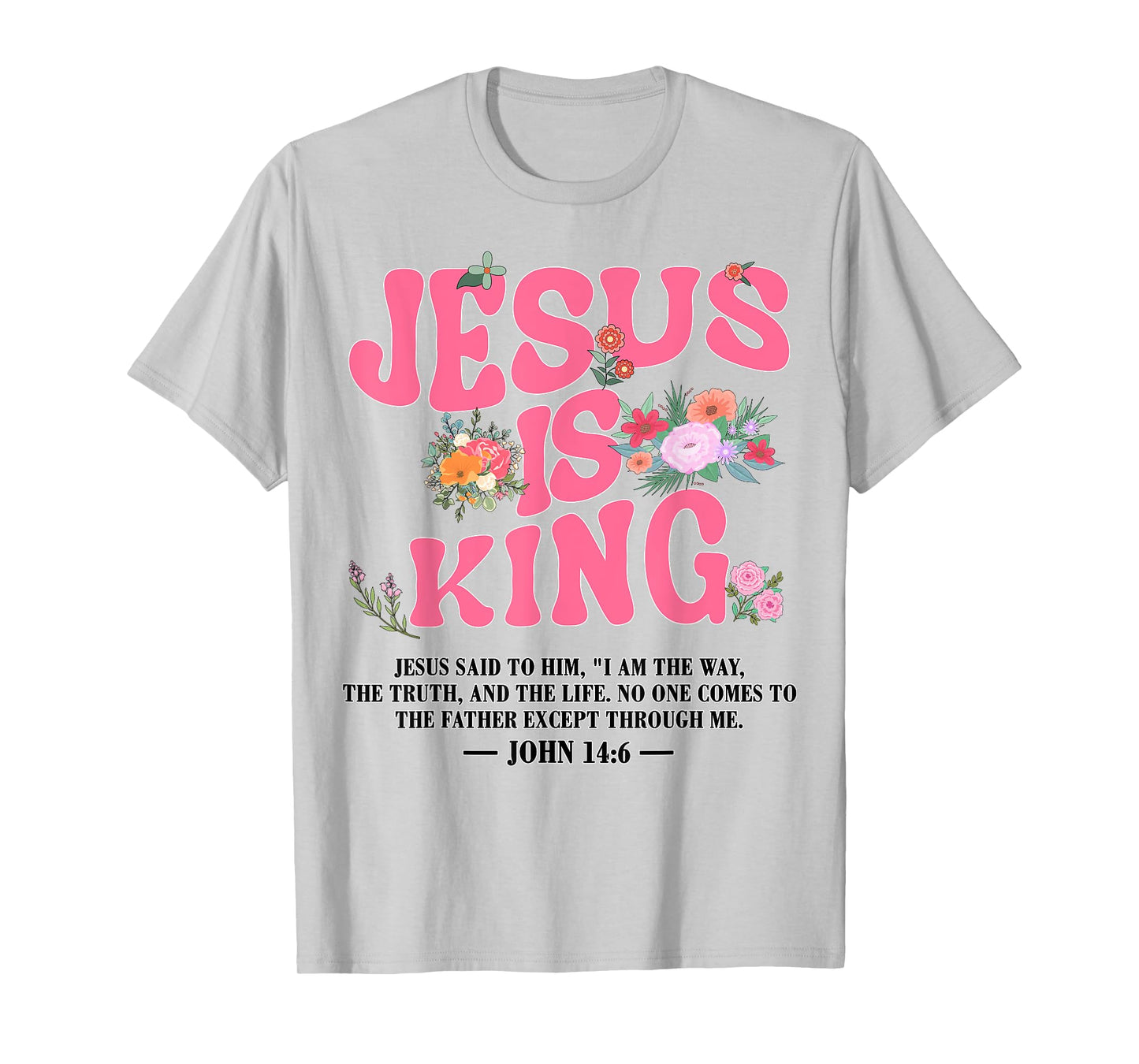 Jesus Is King Pink Christian Toddler God Sister Daughter Mom T-Shirt