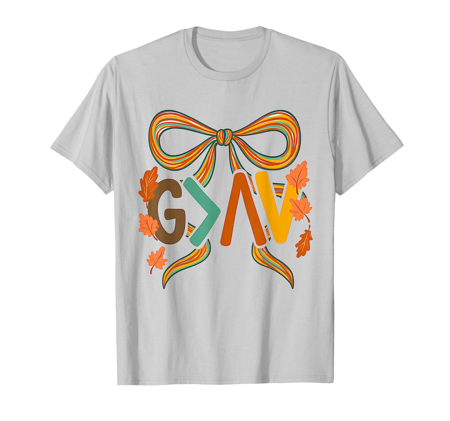 God Christian is Greater, Fall Jesus, Christian, Bible Verse T-Shirt