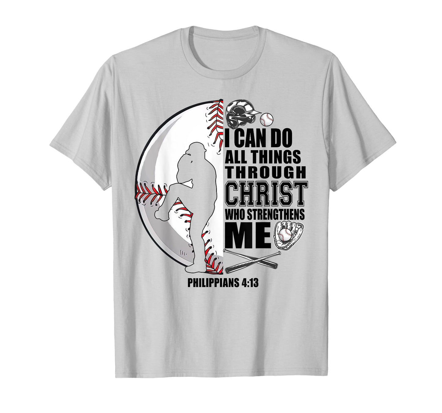 Baseball-Shirt Kids Jesus Christ Boys Bible Verse Funny T-Shirt