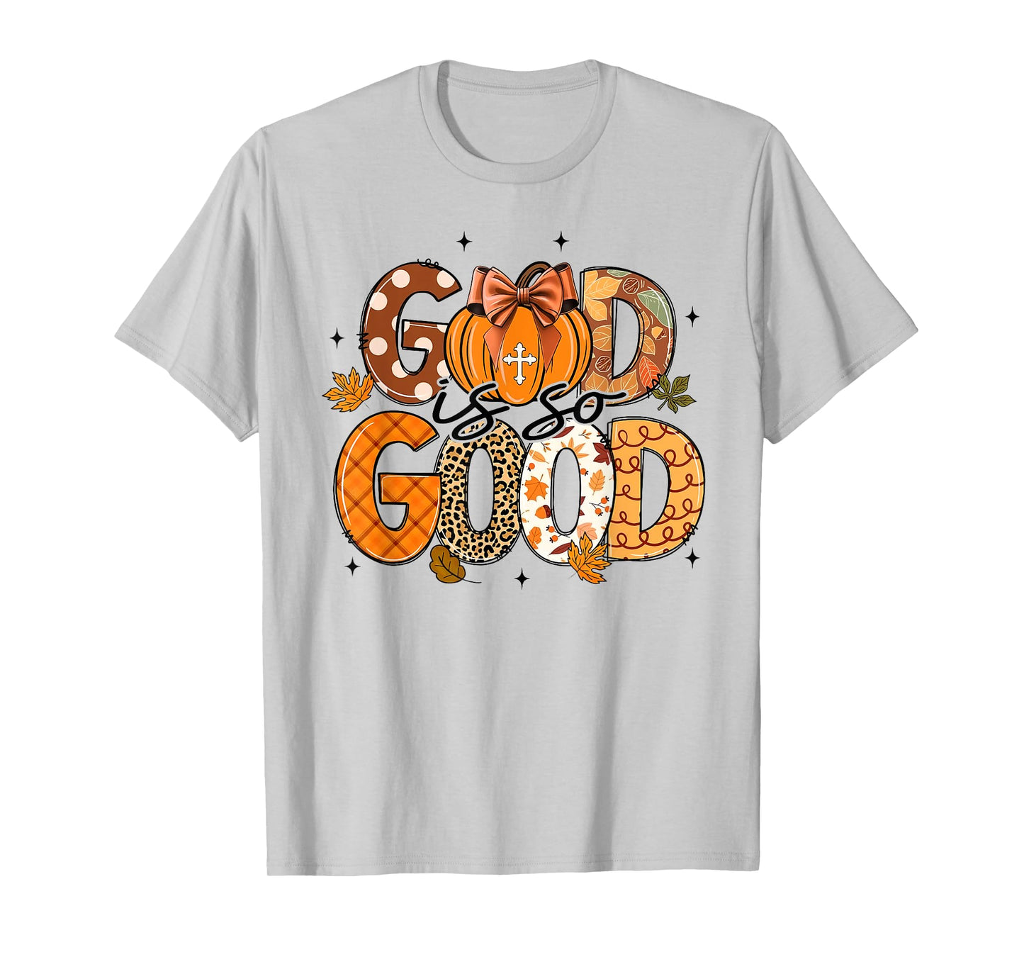 Fall Vibes Retro Thanksgiving Bible Verse God Is So Good T-Shirt