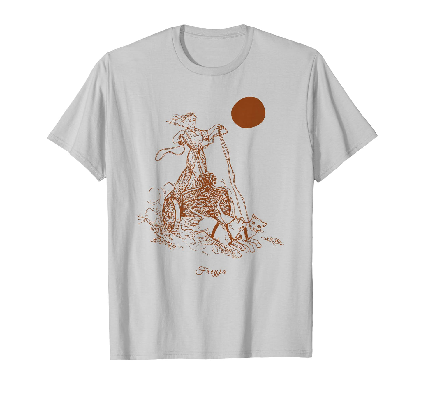 Freya Goddess Freyja Viking Norse Mythology Celtic Knot T-Shirt