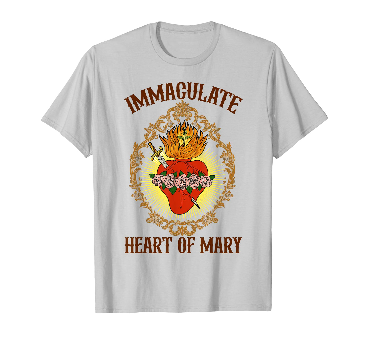 Catholic Mom Immaculate Heart Of Mary Our Lady of Guadalupe T-Shirt