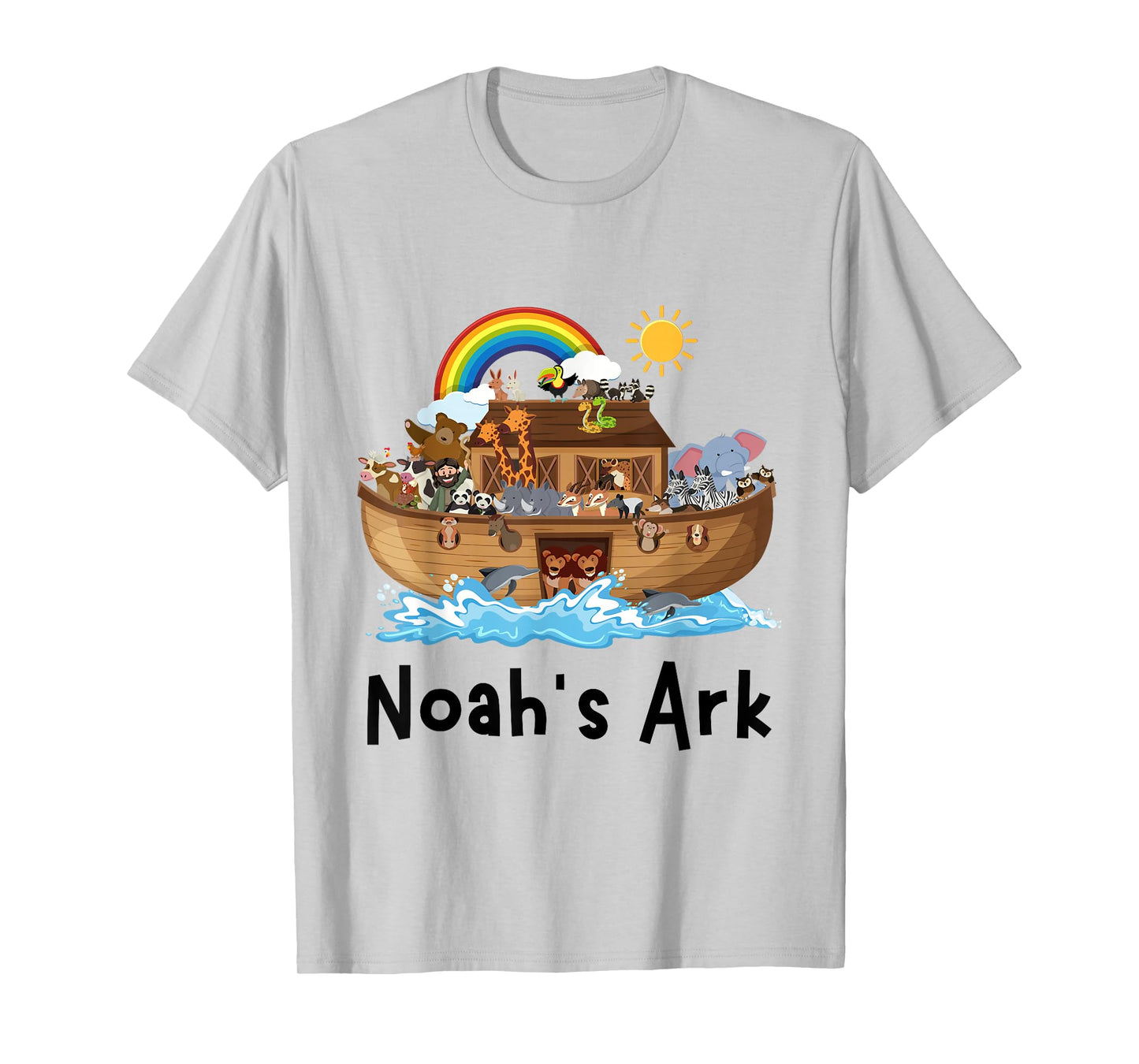 Christian Faith Noah's Ark Sunday School Student Rainbow T-Shirt