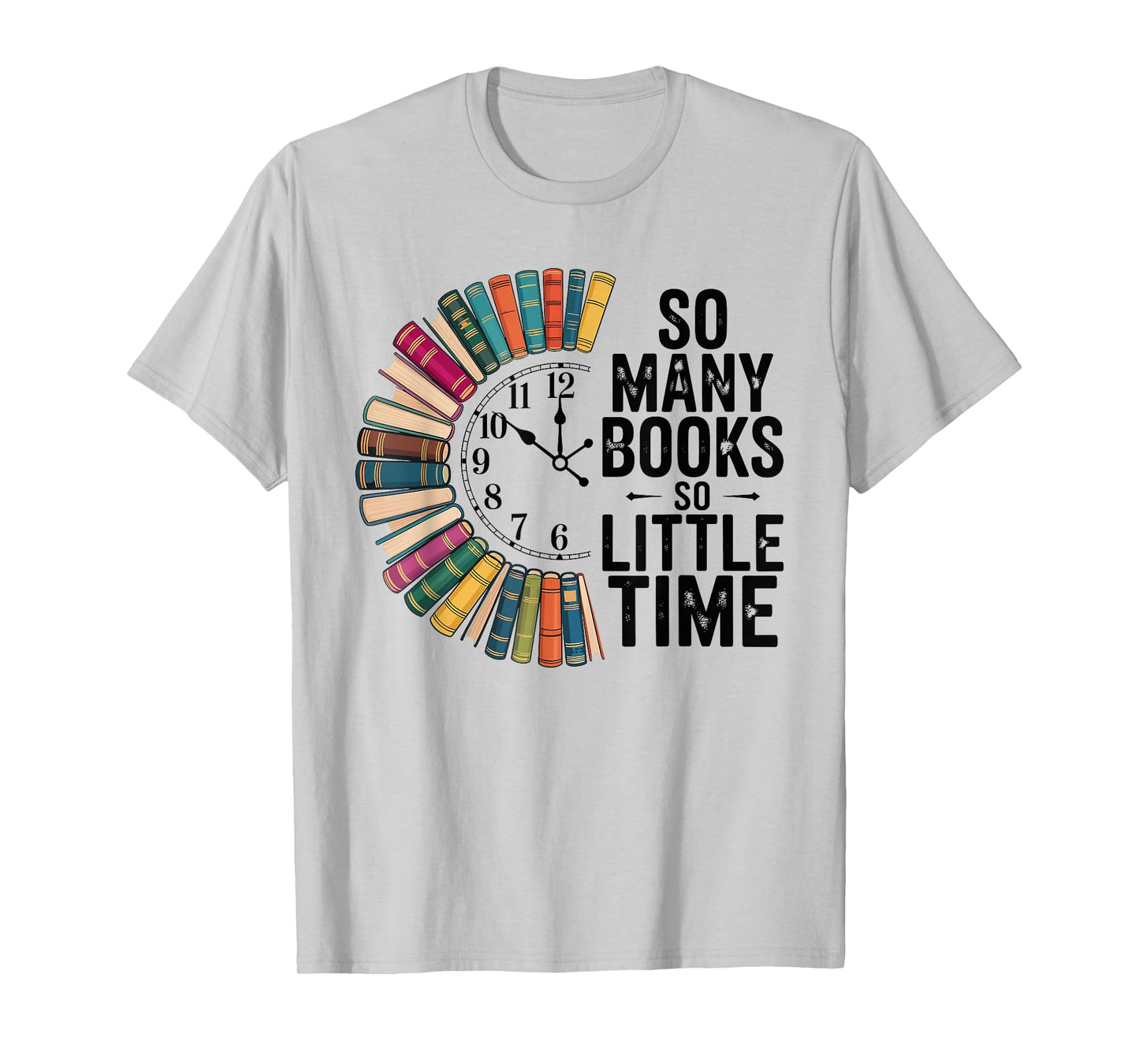 So Many Books Little Time, Retro Bookish Book Lover T-Shirt