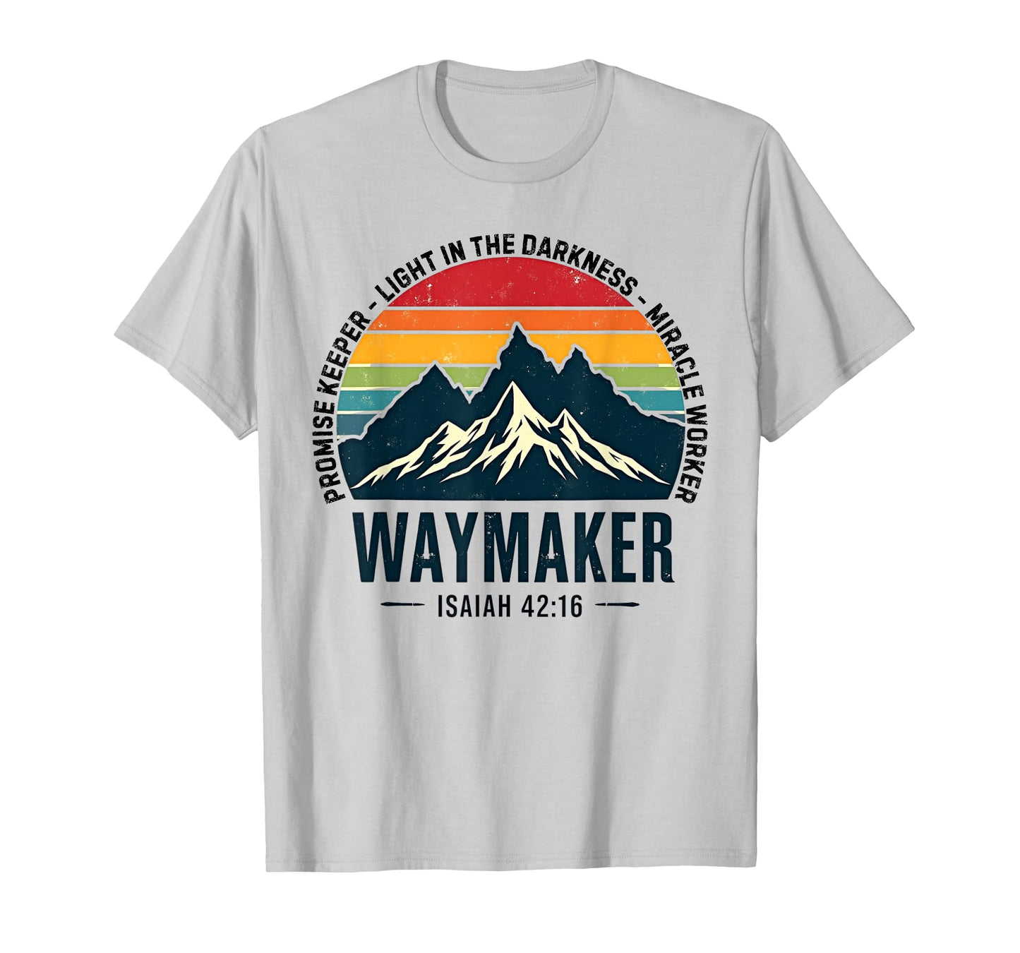 Vintage Waymaker Promise Keeper Miracle Worker Christian T-Shirt