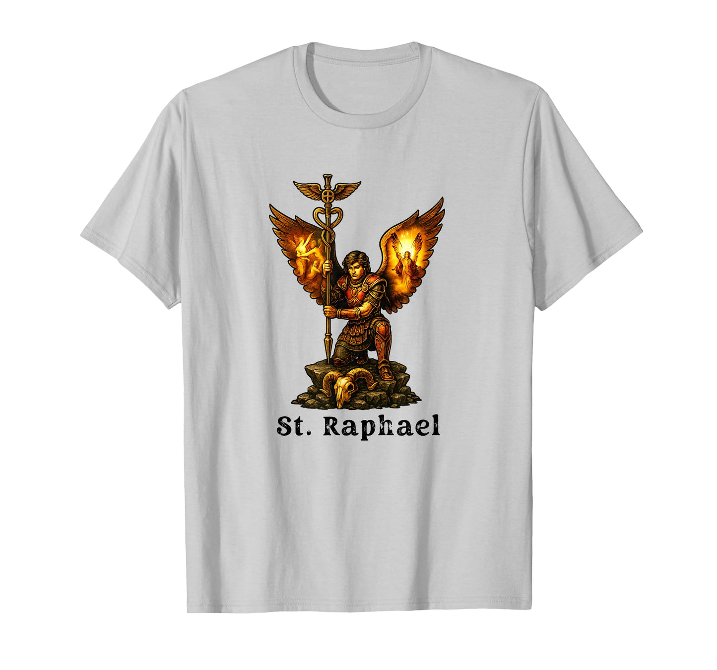 Saint Archangel Raphael Christian Art Faith T-Shirt