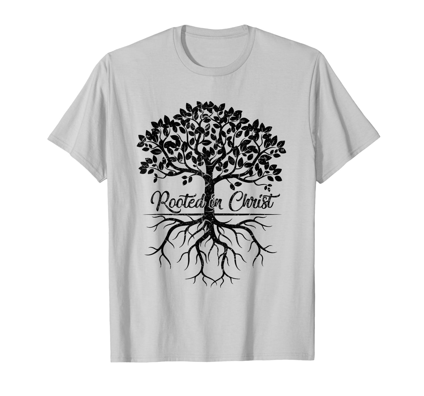 Rooted in Christ Shirt Christian Faith Bible Verse Mom T-Shirt