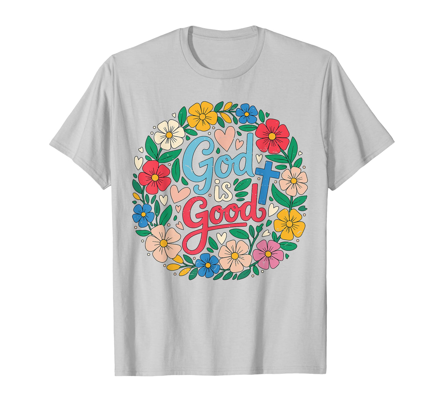 Toddler Girl God Is Good Jesus King Boho Christian Sister T-Shirt