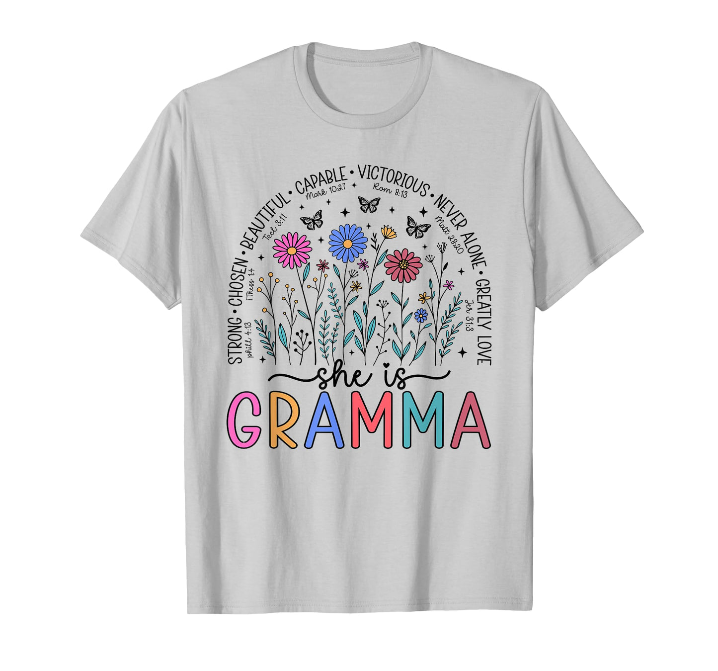 She is Gramma Christian Mother's Day Religious Grandma T-Shirt