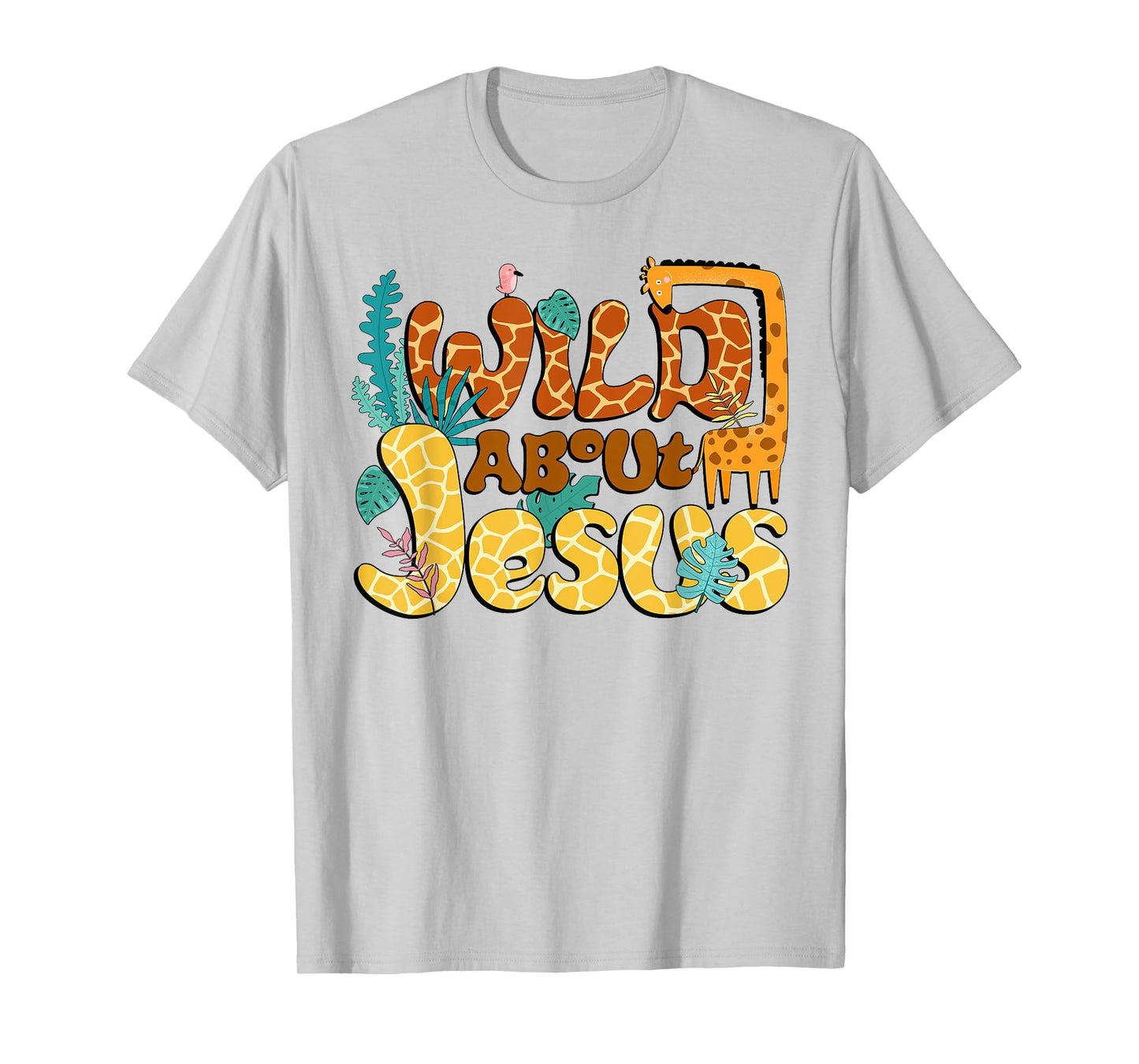 Wild About Jesus Christian Believer Leopard Zebra Print T-Shirt