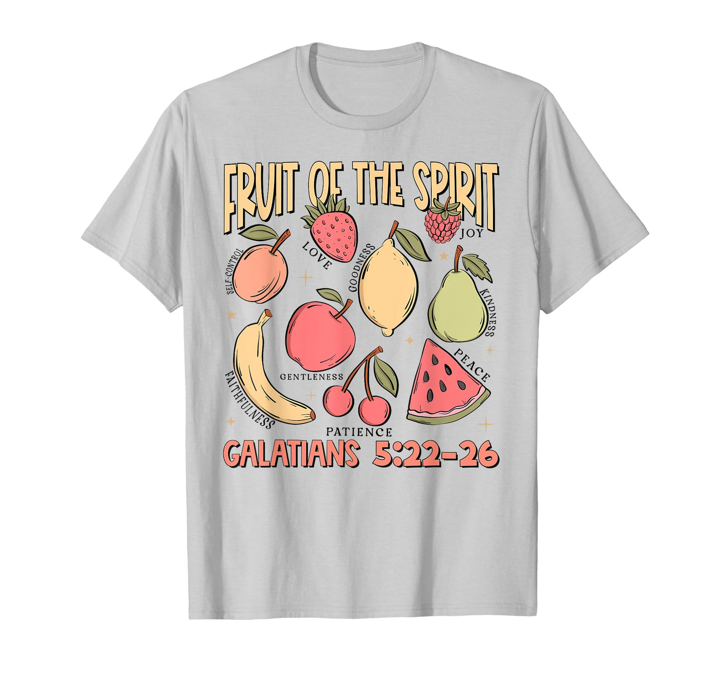 Fruits Of The Spirit Christian Bible Verse Jesus Faith Women T-Shirt