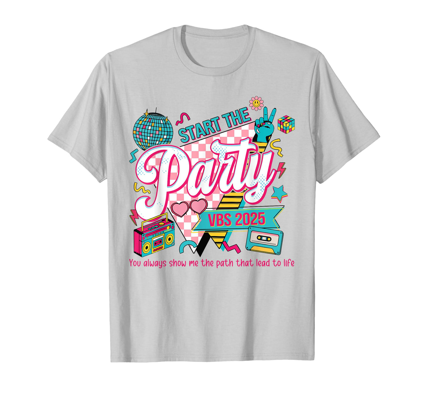 Cute Start The Party VBS 2025 VBS Week Vacation Bible School T-Shirt