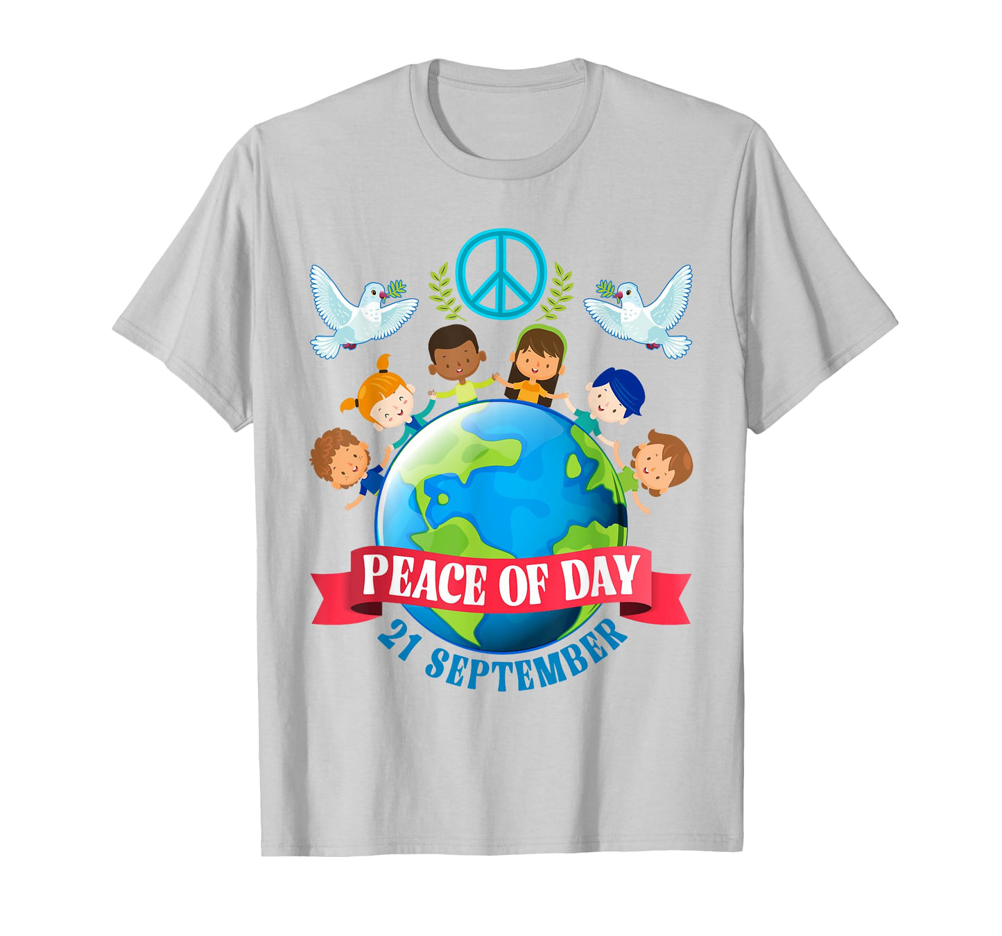 World Peace Day International Day of Peace September 21 Kids T-Shirt
