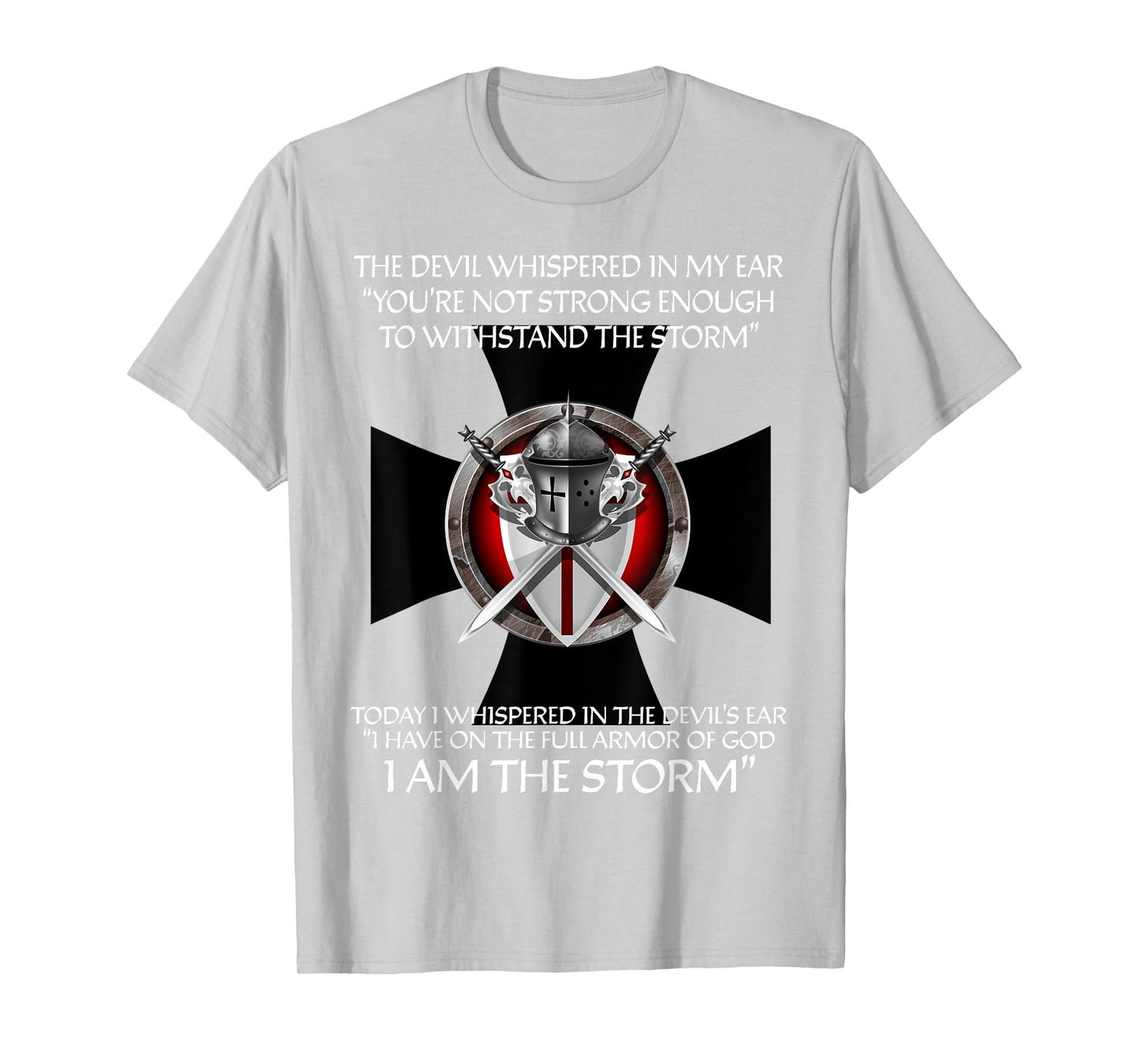 Christian Shirts Men Women Kids I Am The Storm Faith Gifts T-Shirt