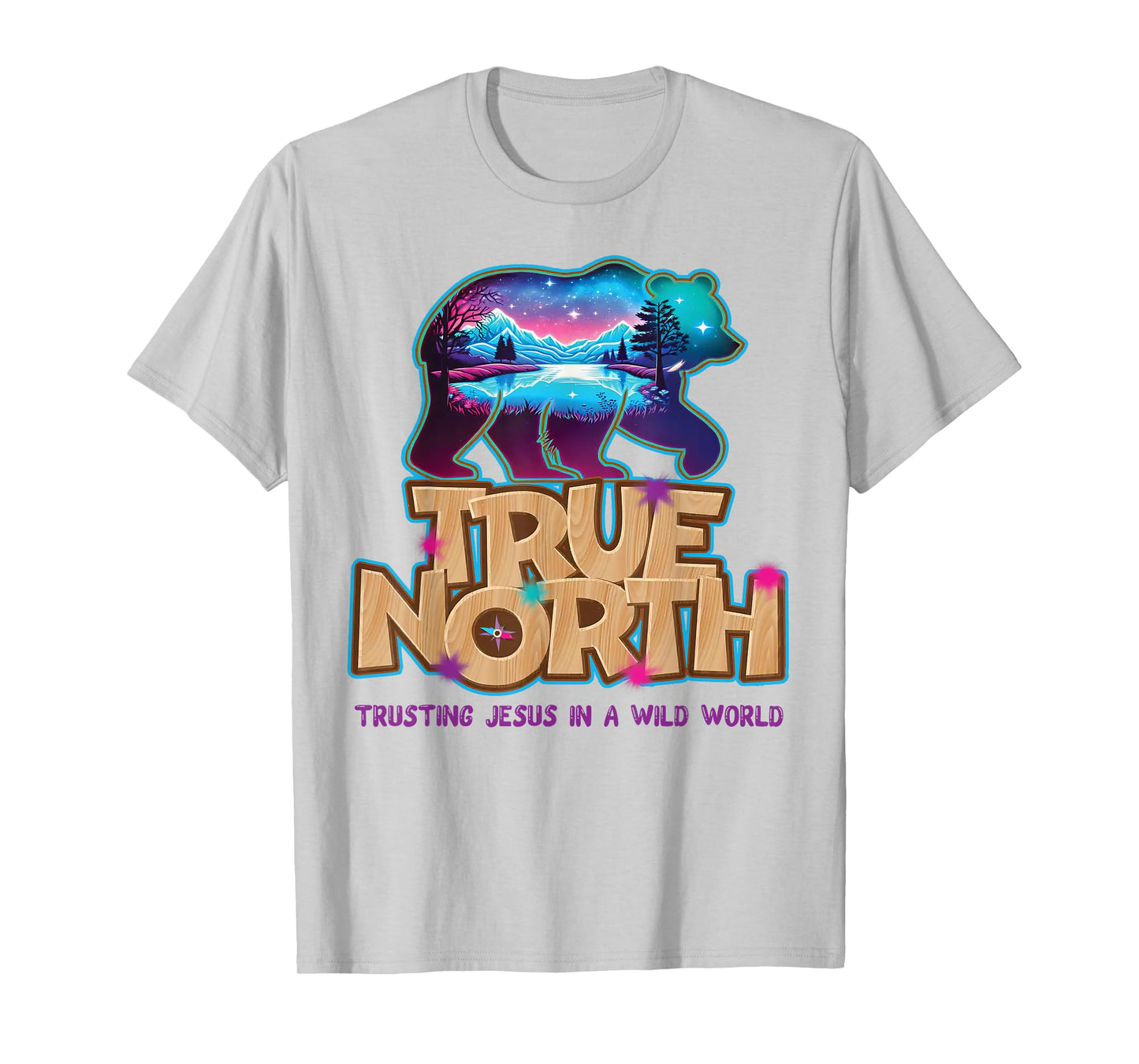 True North Trusting Jesus VBS 2025 Wild World Bible School T-Shirt
