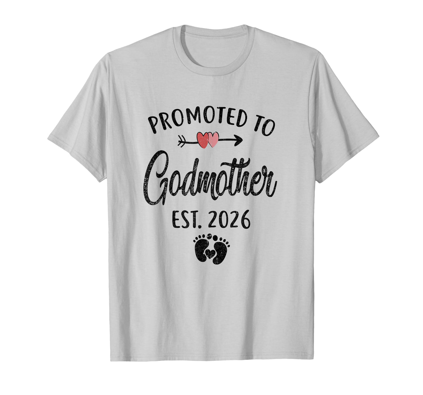 Promoted To Godmother Est 2026 First Time Mothers Day T-Shirt