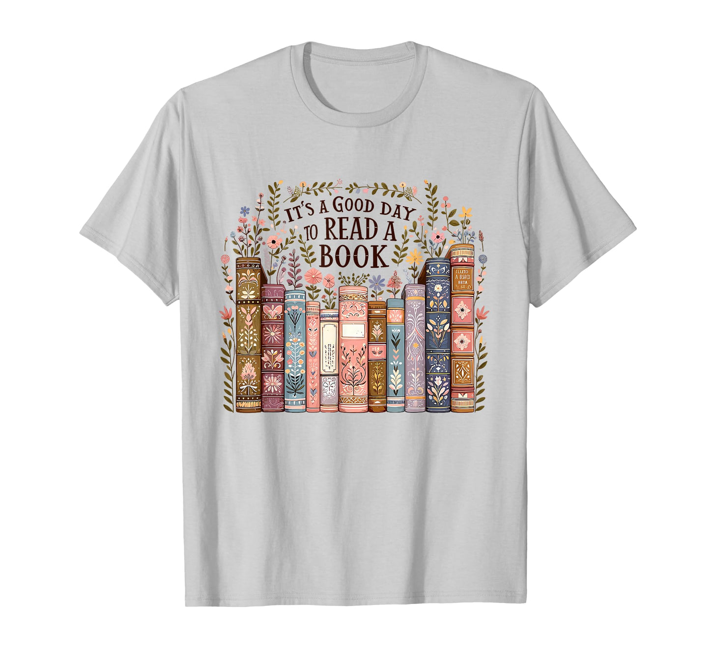 It’s A Good Day To Read A Book Lovers Library Reading Women T-Shirt