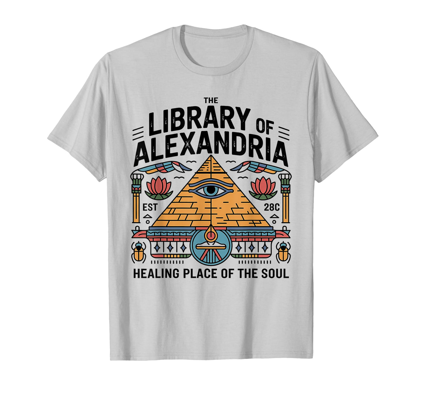 The Library of Alexandria Ancient Egypt Egyptian Mythology T-Shirt
