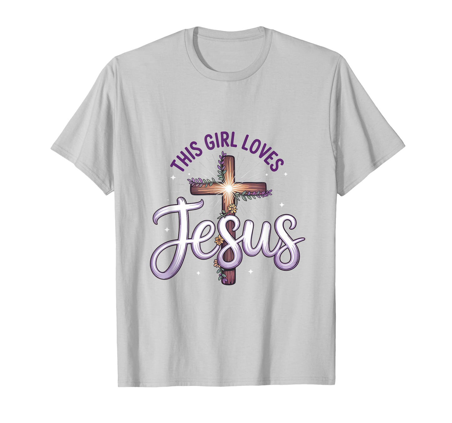 This Girl Loves Jesus Christian Girl Jesus T-Shirt