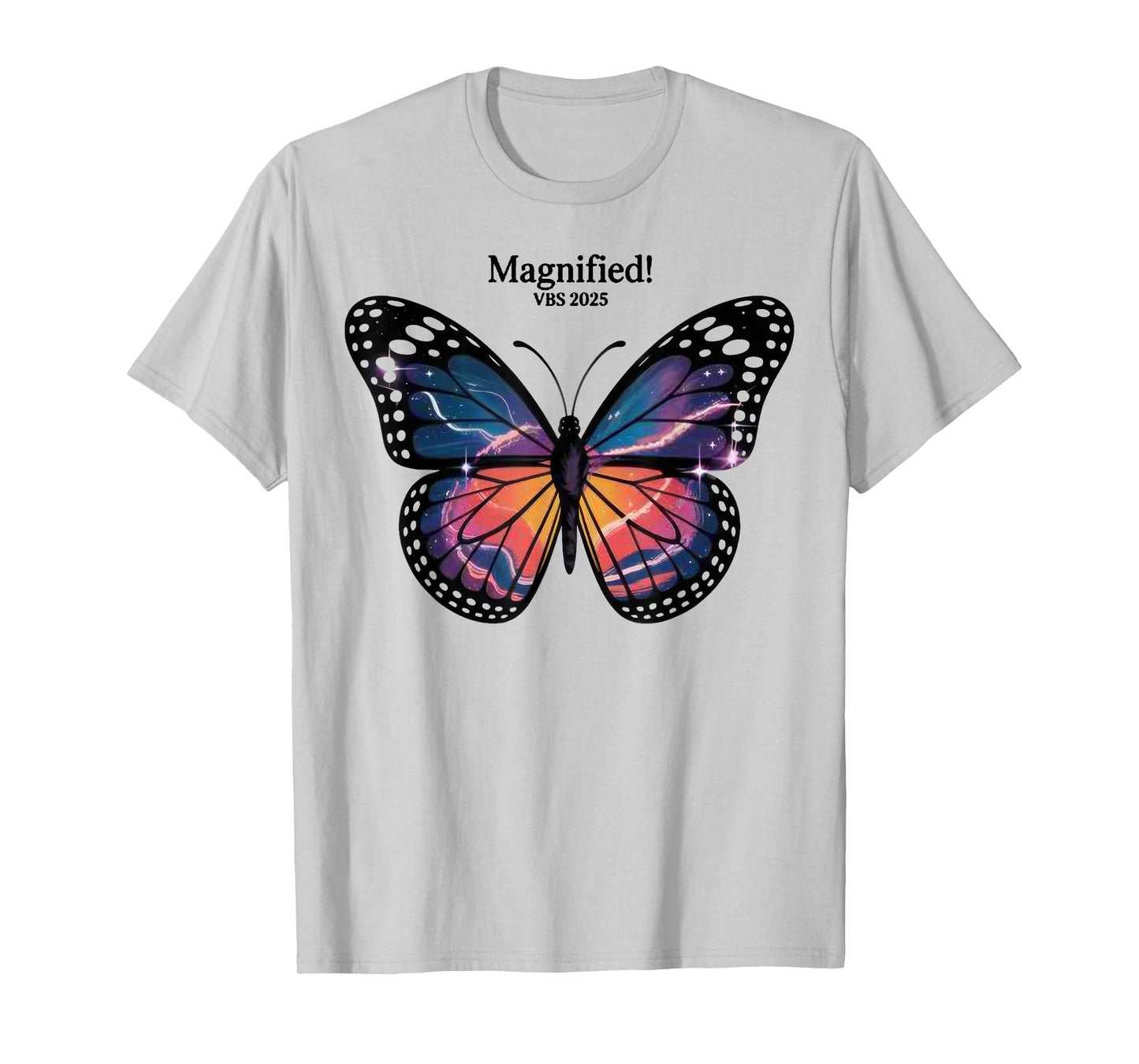 Butterfly VBS 2025 Shirt Magnified Vacation Bible School T-Shirt