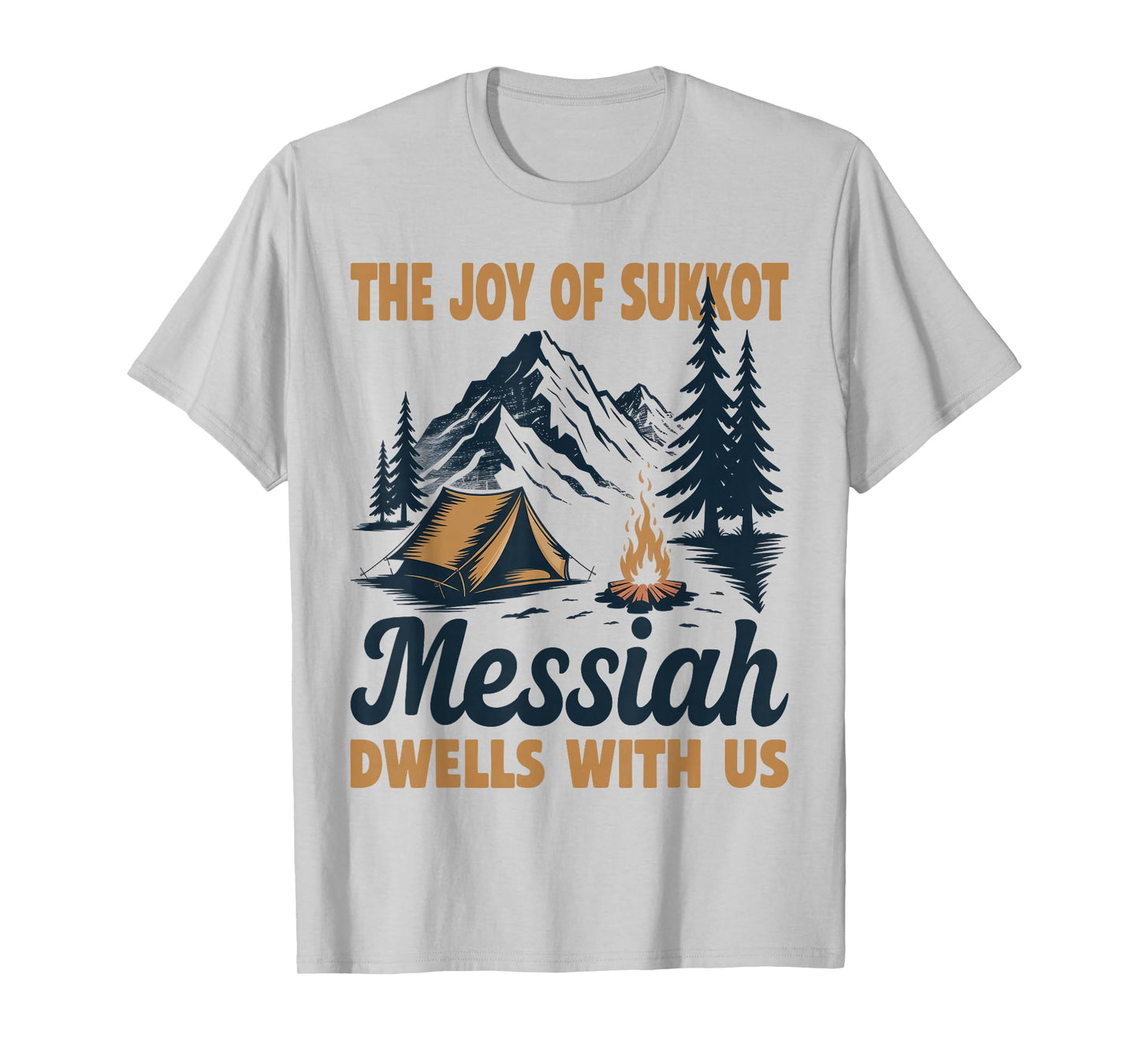 The Joy of Sukkot Messiah Dwells with Us Jewish Holiday T-Shirt