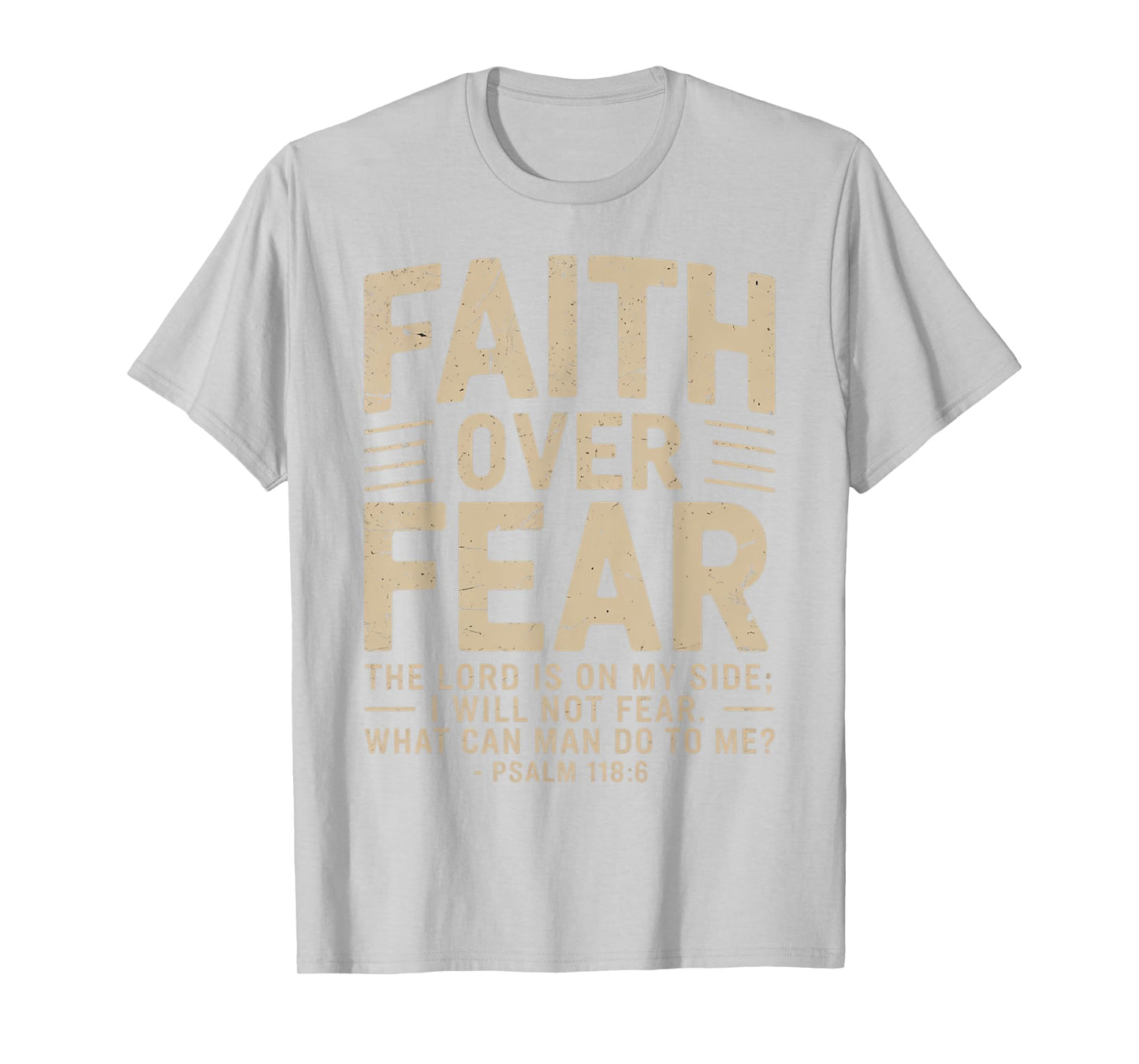 America Pride US Flag Faith Over Fear Prayer T-Shirt