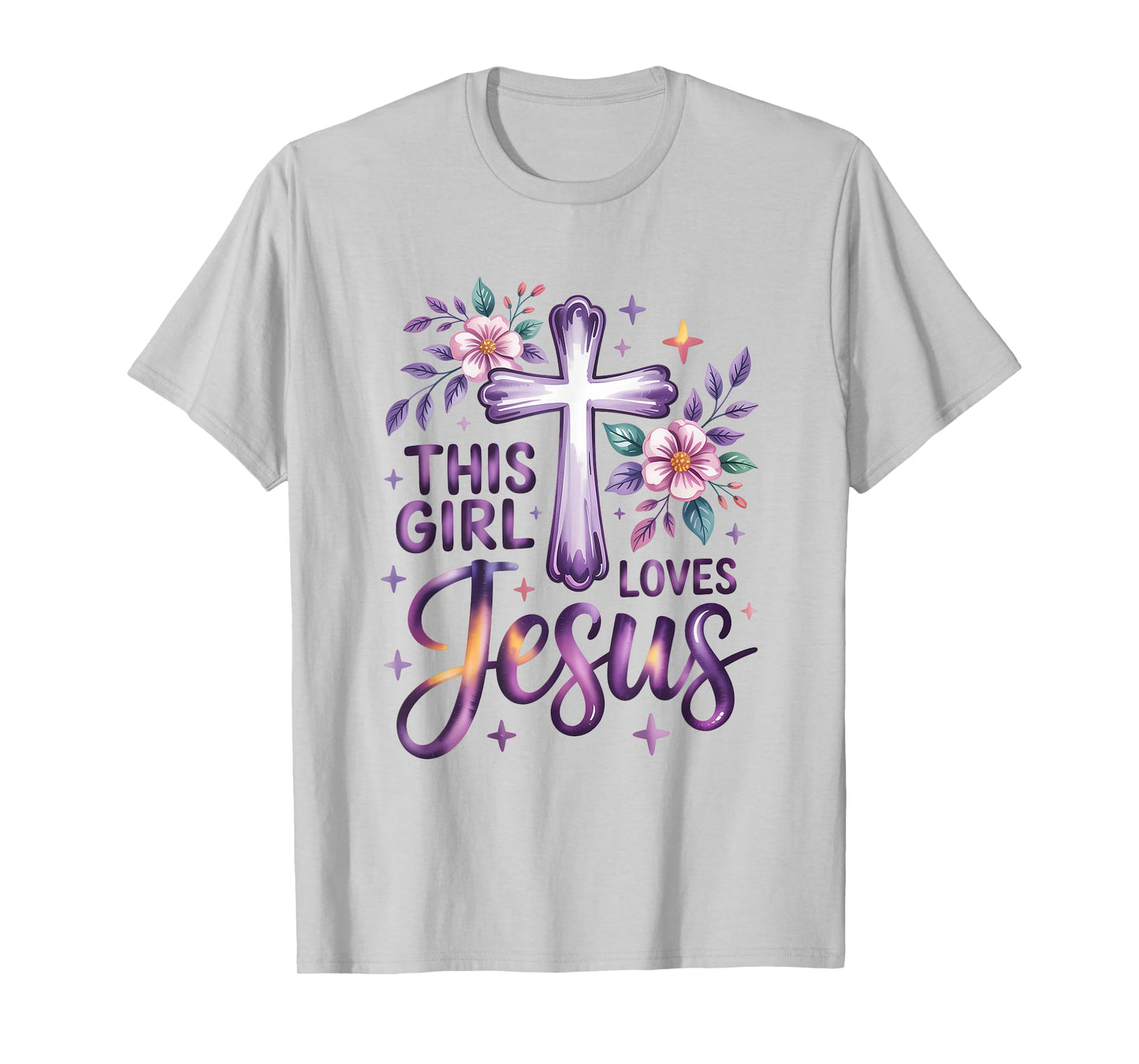 This Girl Loves Jesus Christian Girl Jesus T-Shirt