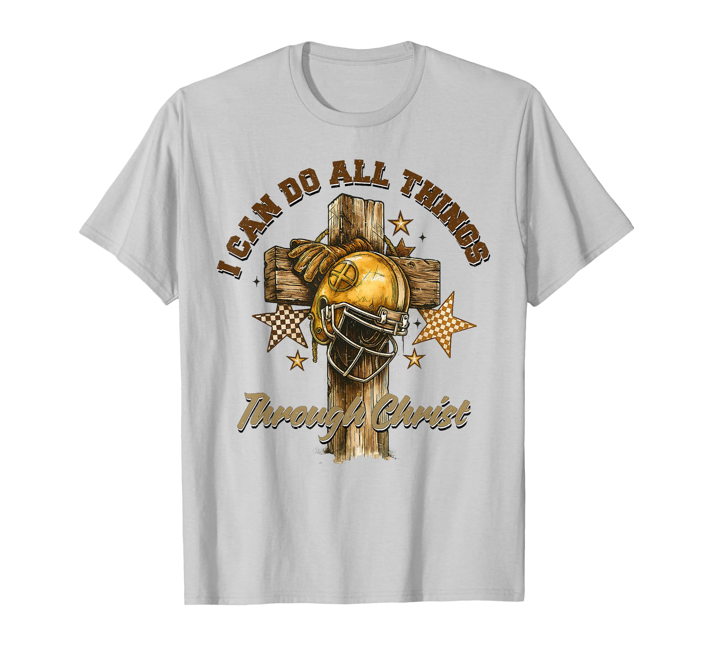 Fall Football Christian Fall Bible Spirit Christian Game Day T-Shirt