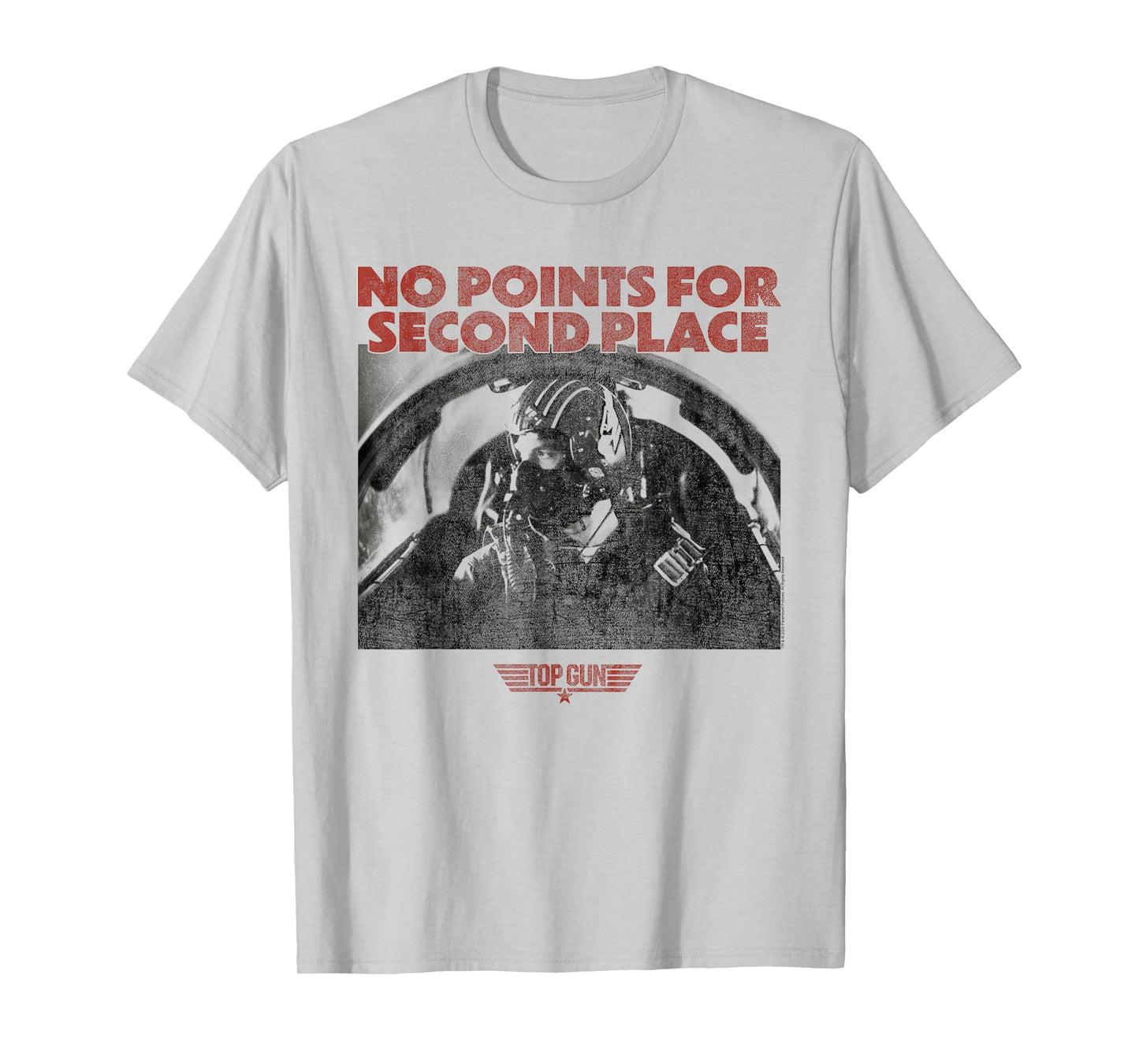 Top Gun No Points for Second Place Pilot Movie T-Shirt