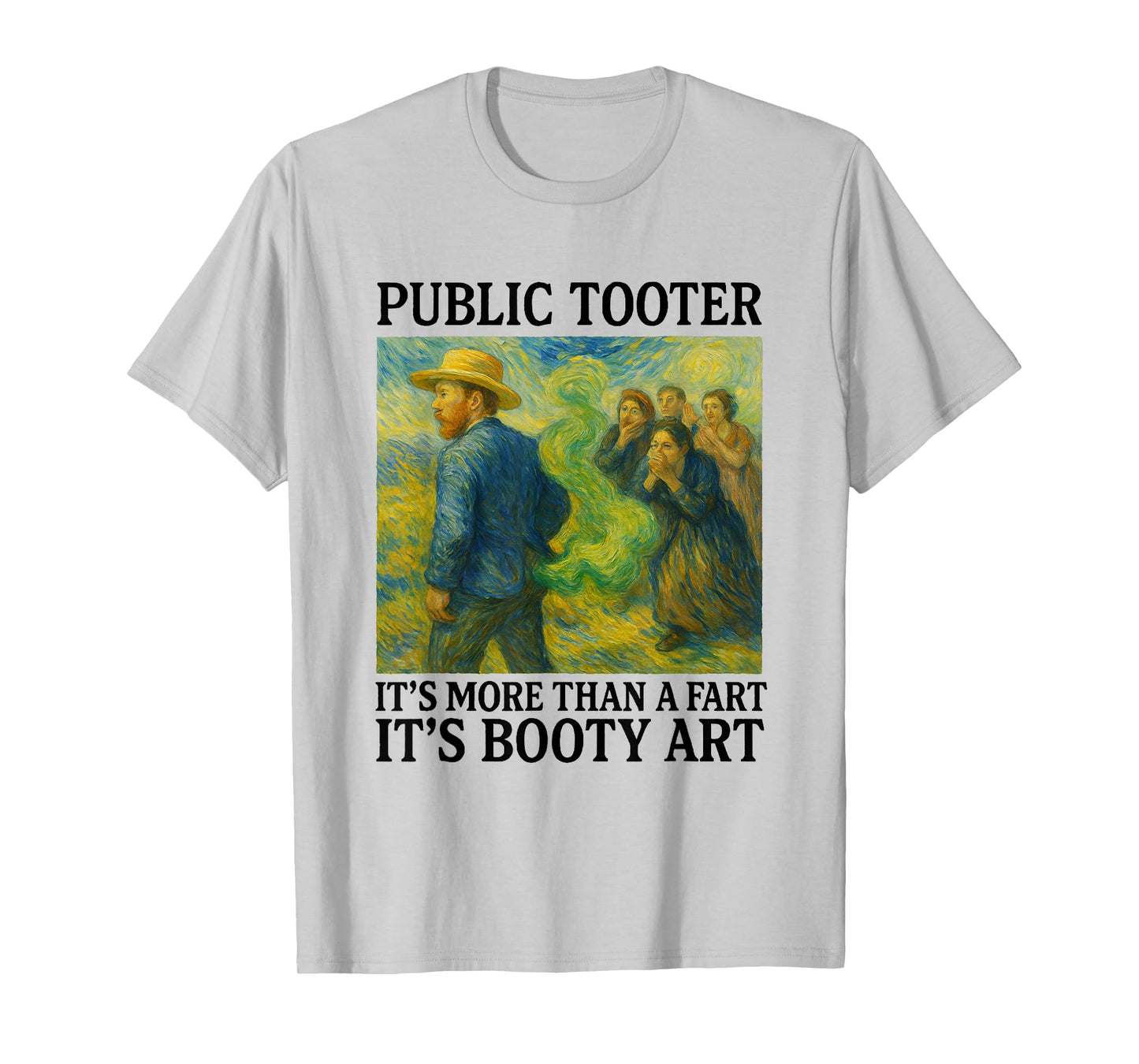 Public Tooter Funny Adult Humor Inappropriate Embarrassing T-Shirt