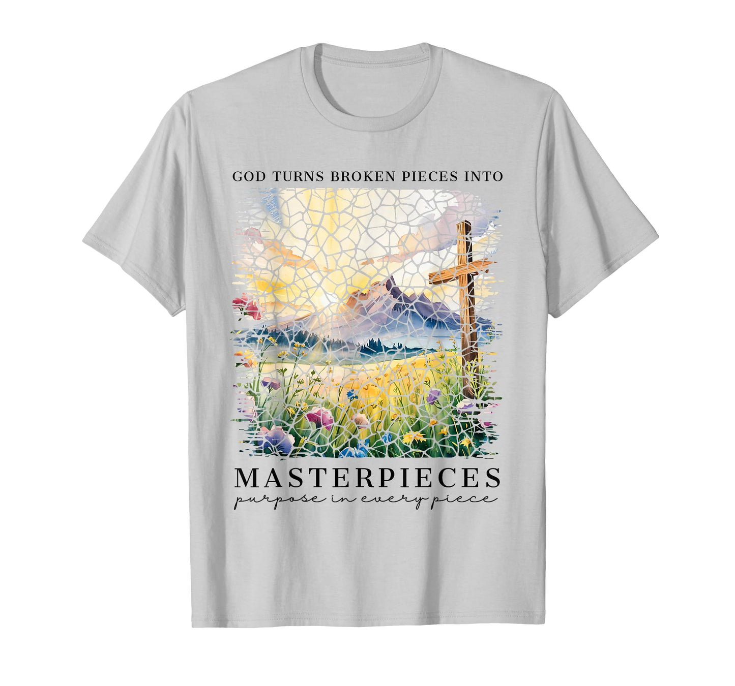 Faith Based Encouragement Gifts Christian Girl Women Jesus T-Shirt