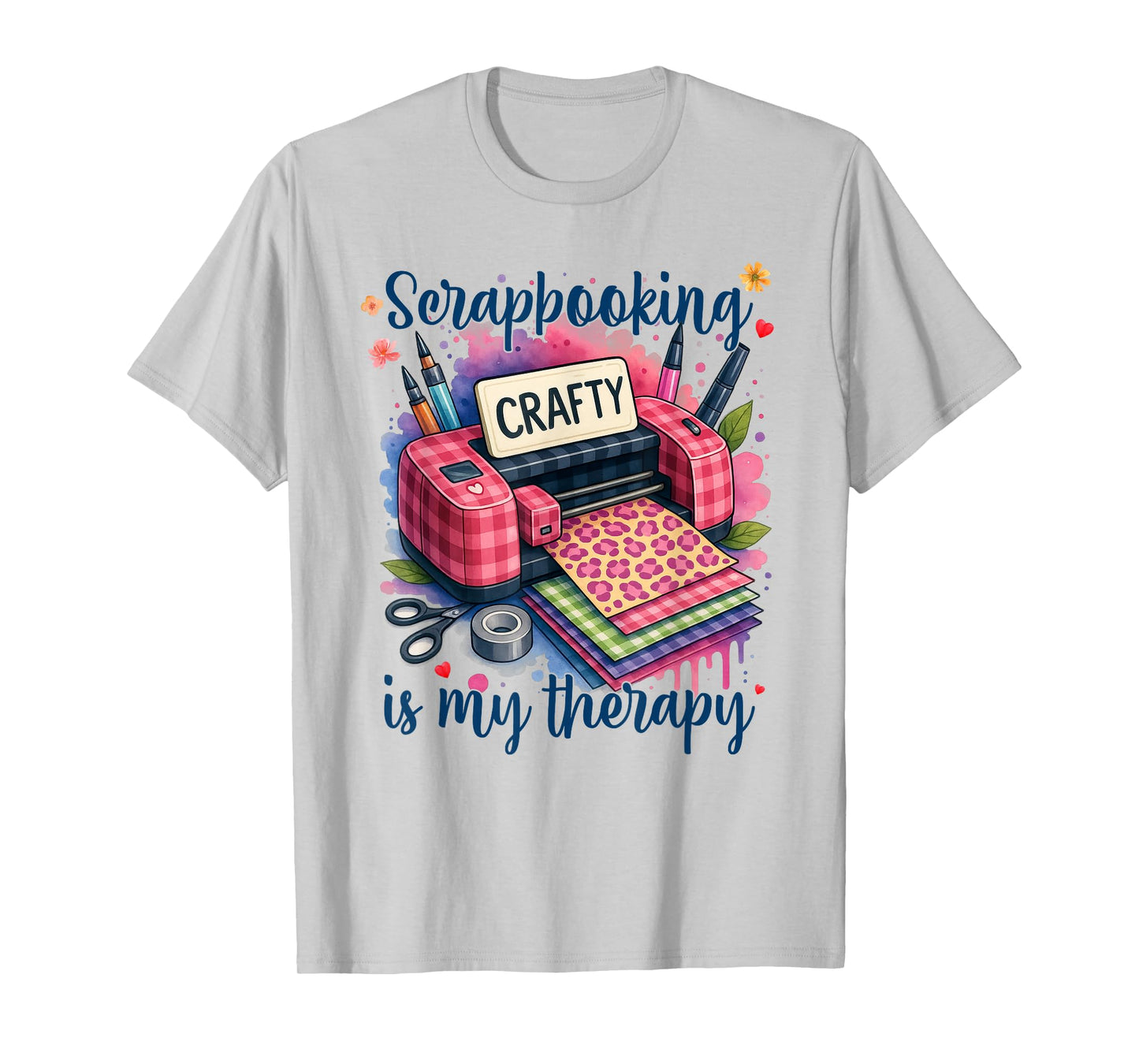 Scrapbooker Scrapbooking Crafting Scrapbooking Is My Therapy T-Shirt