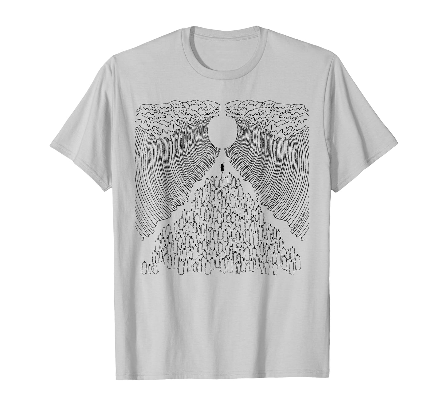 Parting of The Red Sea Christian Faith Apparel T-Shirt