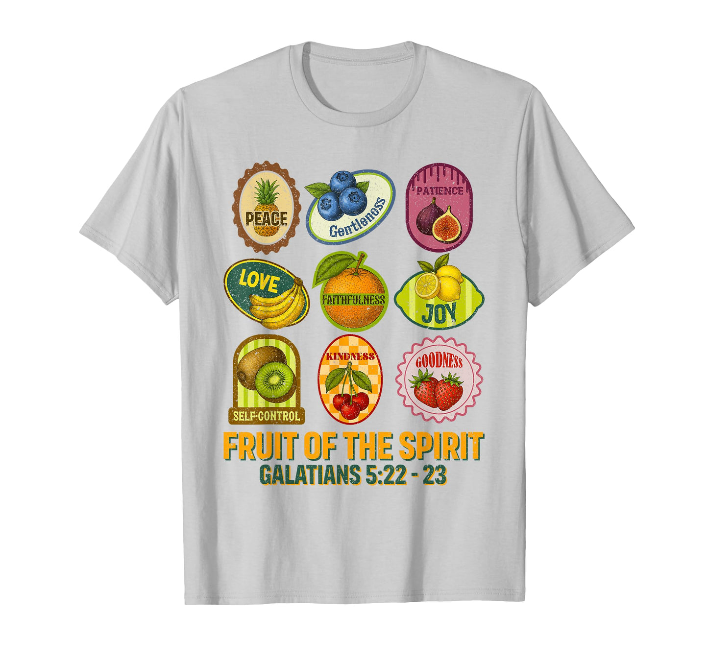 Fruit of The Spirit Christian Faith Jesus God Lover Bible T-Shirt