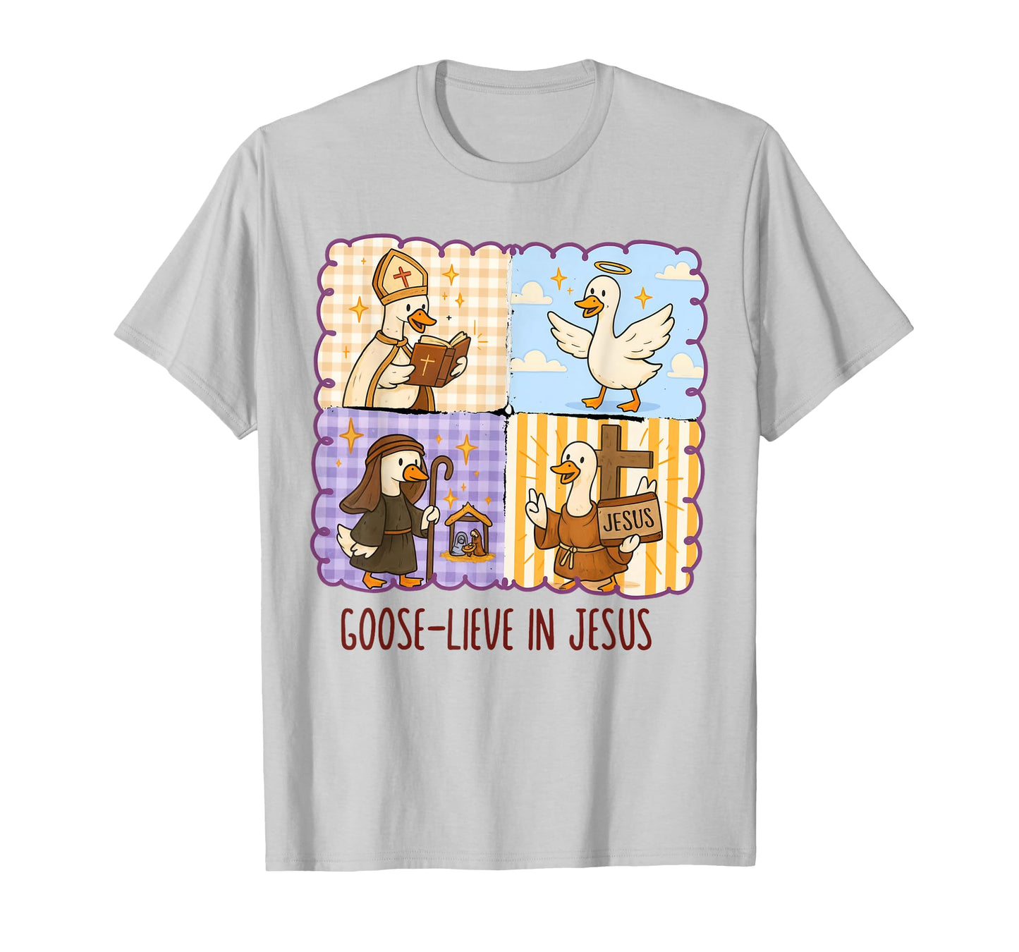 Goose-Lieve in Jesus Christian Fall Funny Goose Faith Autumn T-Shirt