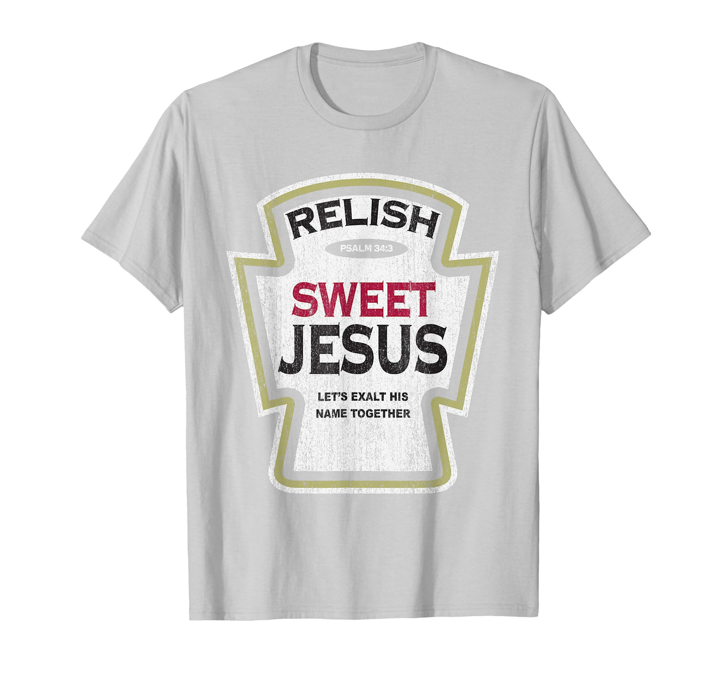 Retro Relish Sweet Jesus Funny Christian Parody T-Shirt