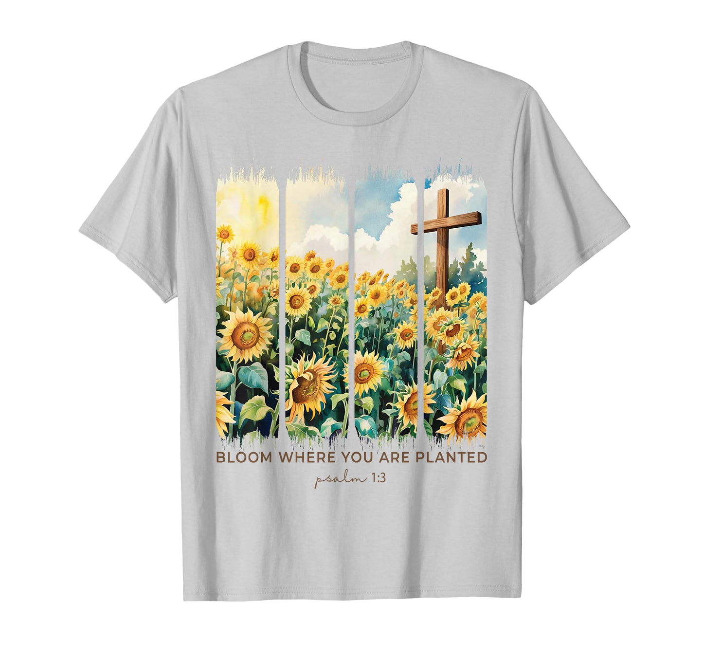 Bloom Where You are Planted Christian Girl Gifts Faith Women T-Shirt