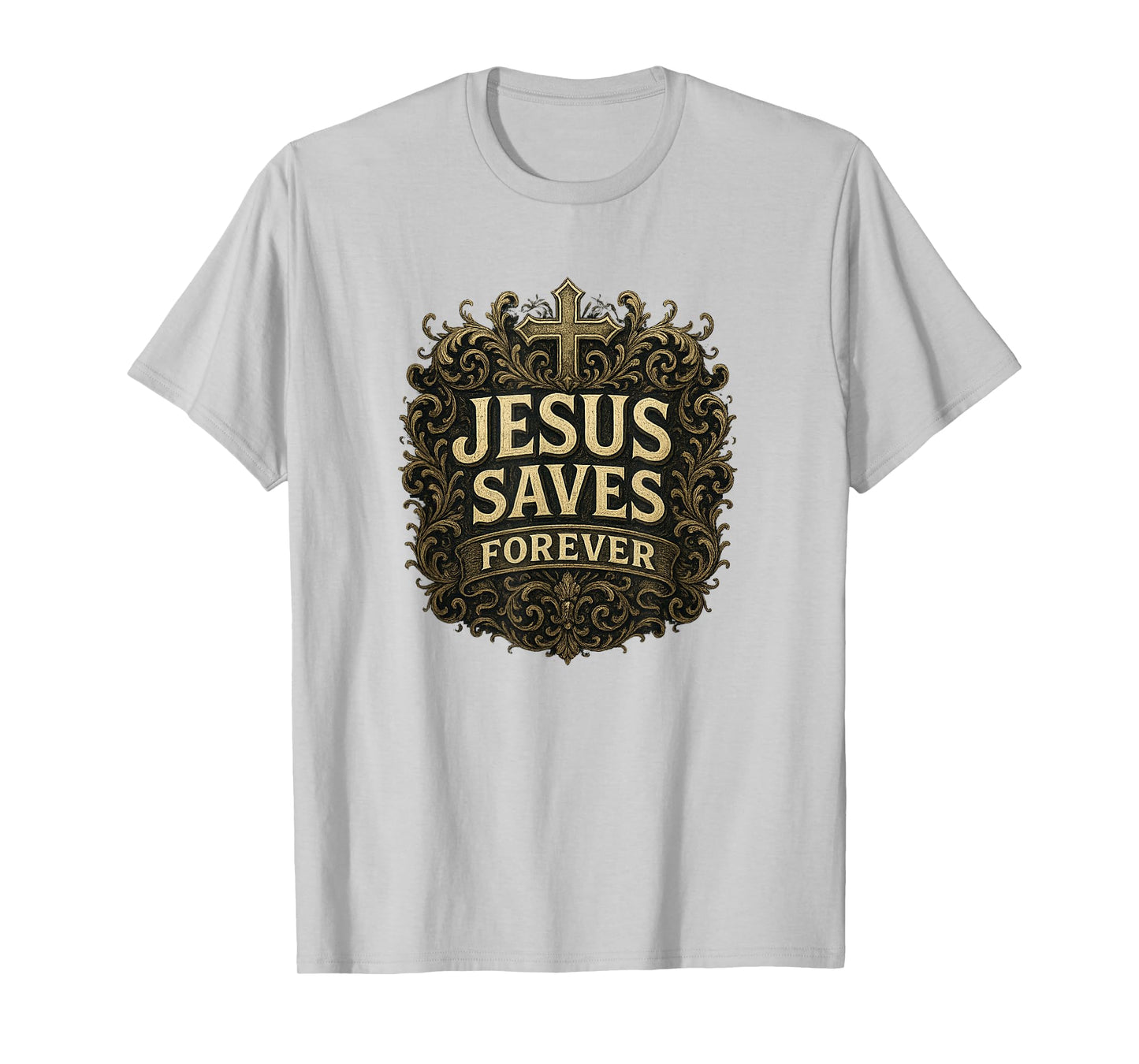 Jesus Saves Forever Cross Christian Gospel Power T-Shirt