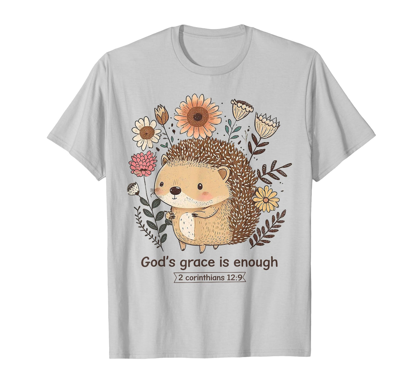 Hedgehog God's Grace Is Enough T-Shirt