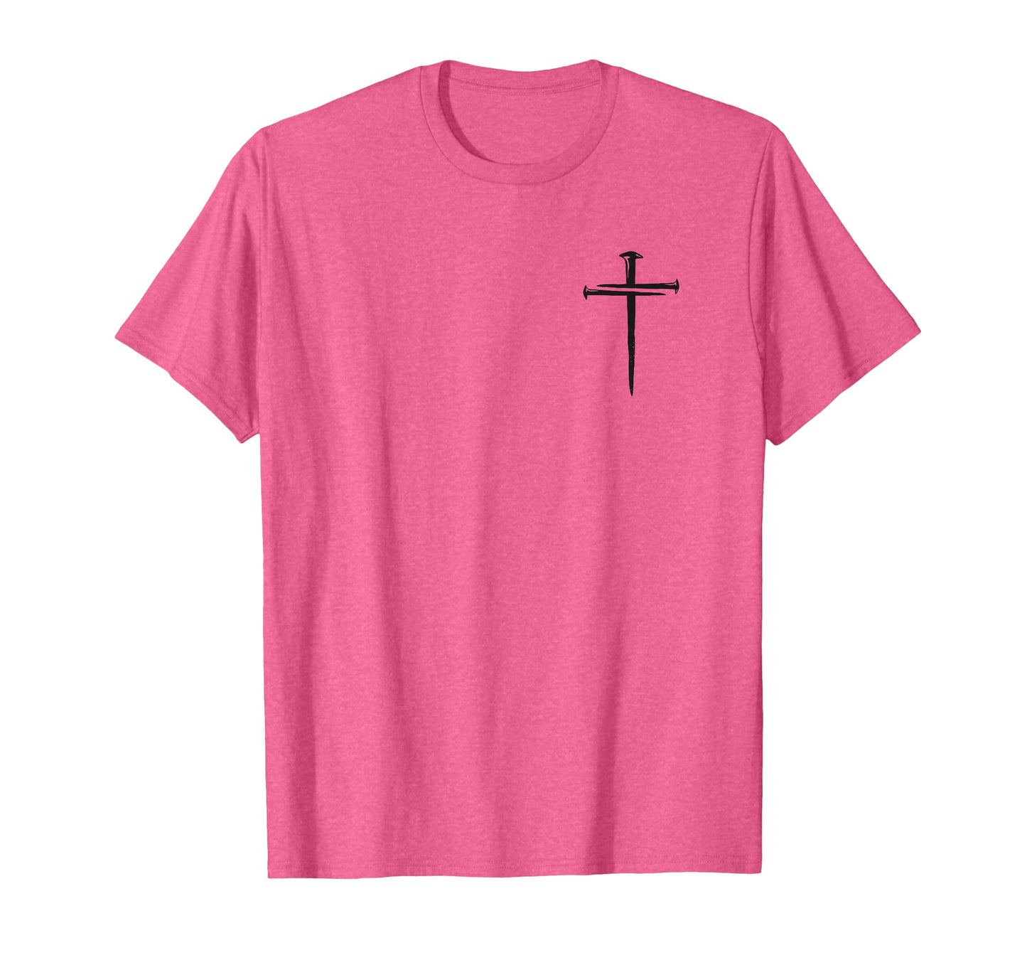 Christian Minimalist Religious Jesus Christ 3 Nails Cross T-Shirt