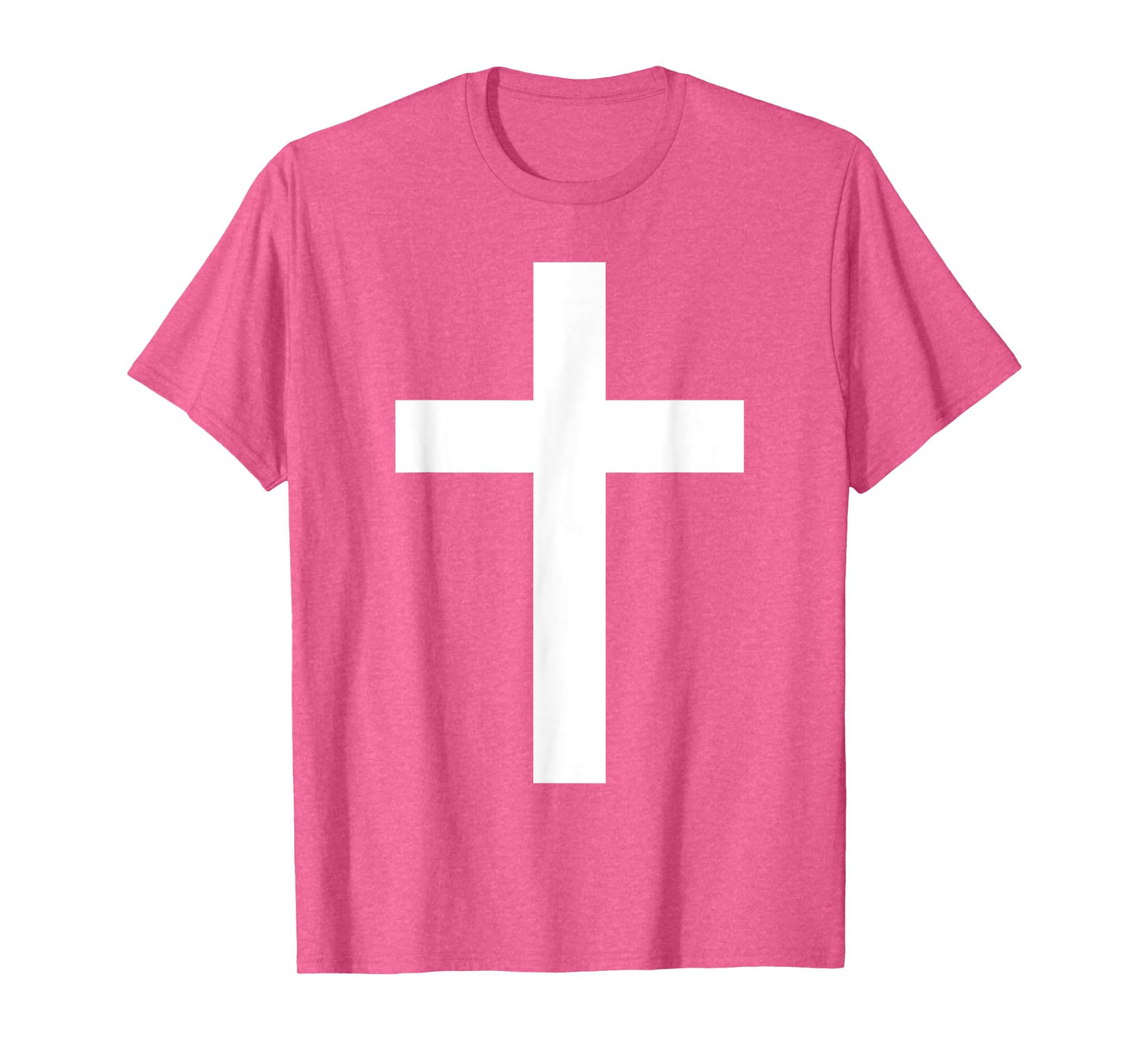 White Christian Jesus Cross Green T-Shirt
