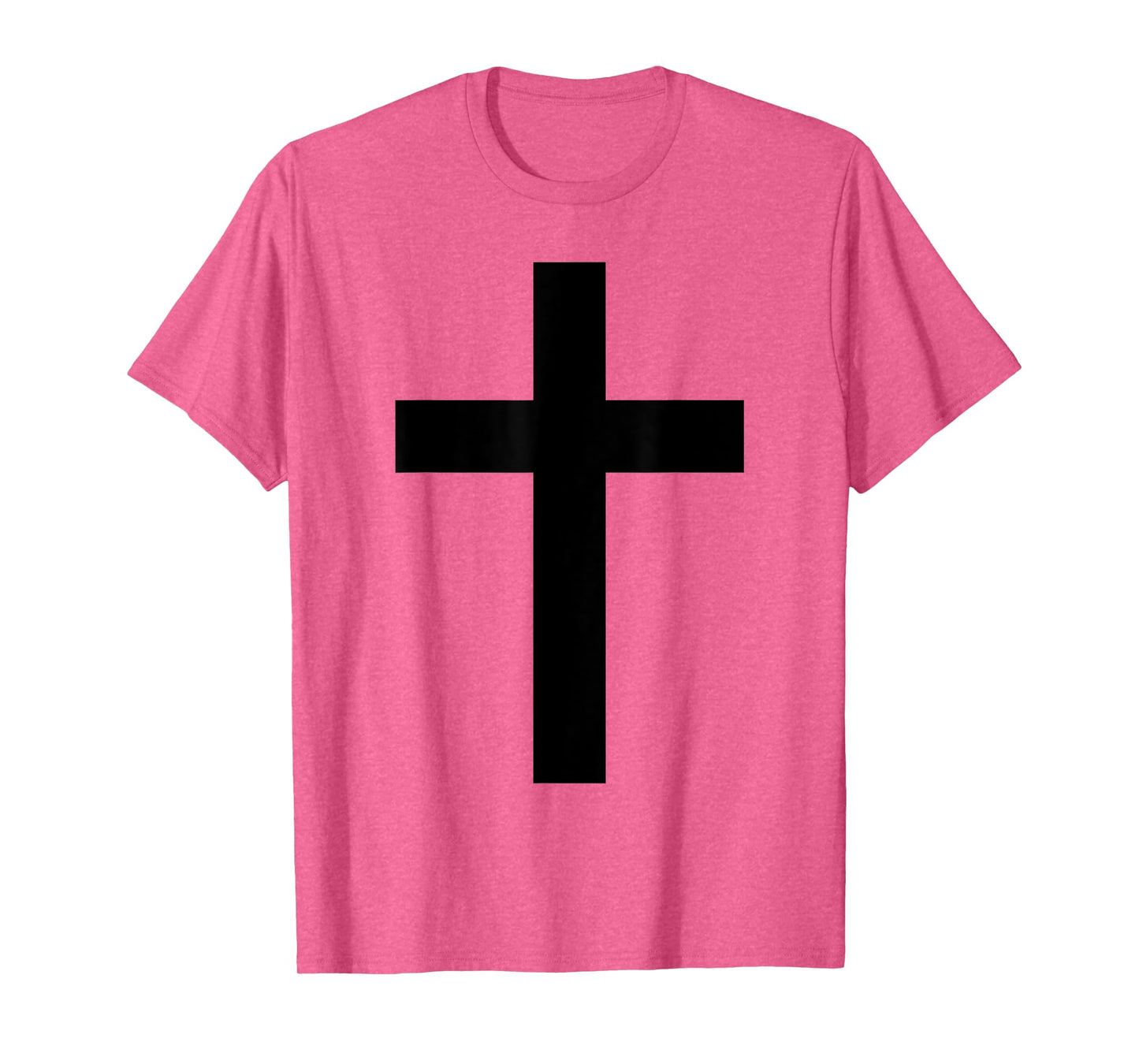 Black Cross White T-Shirt