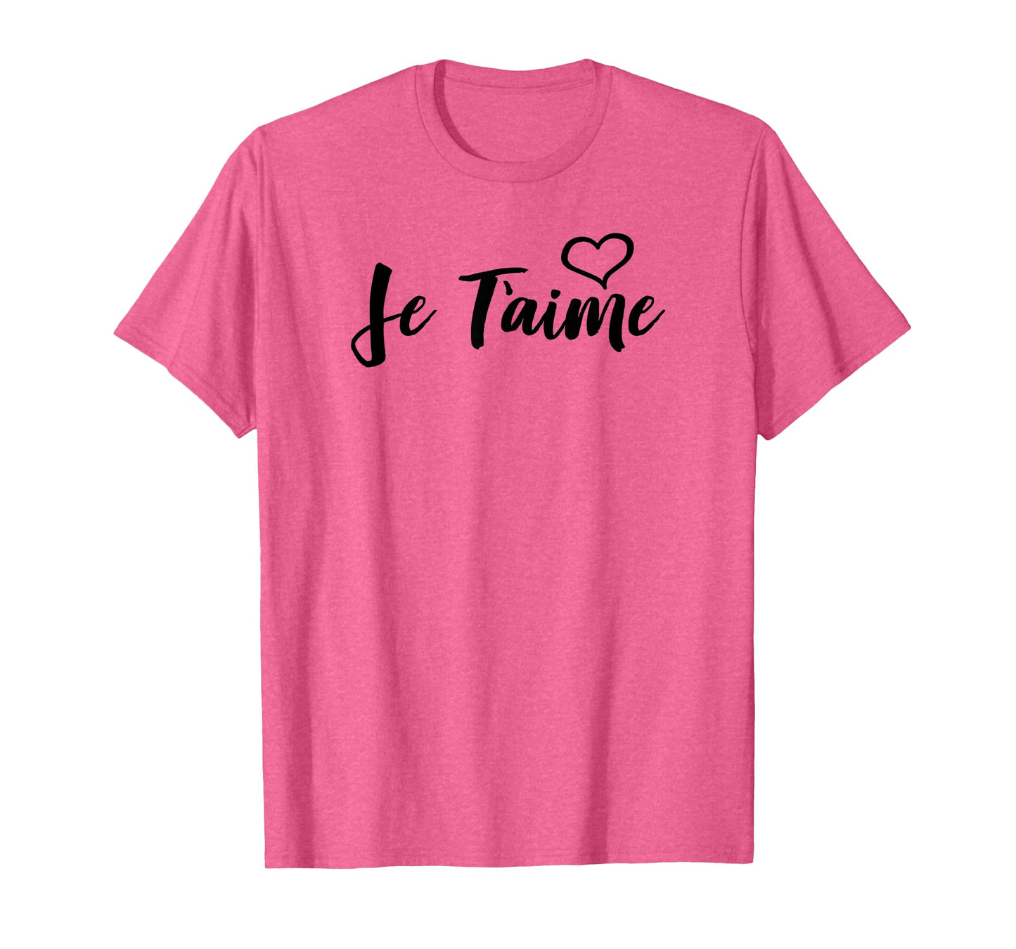 Je T'aime Heart French T-Shirt