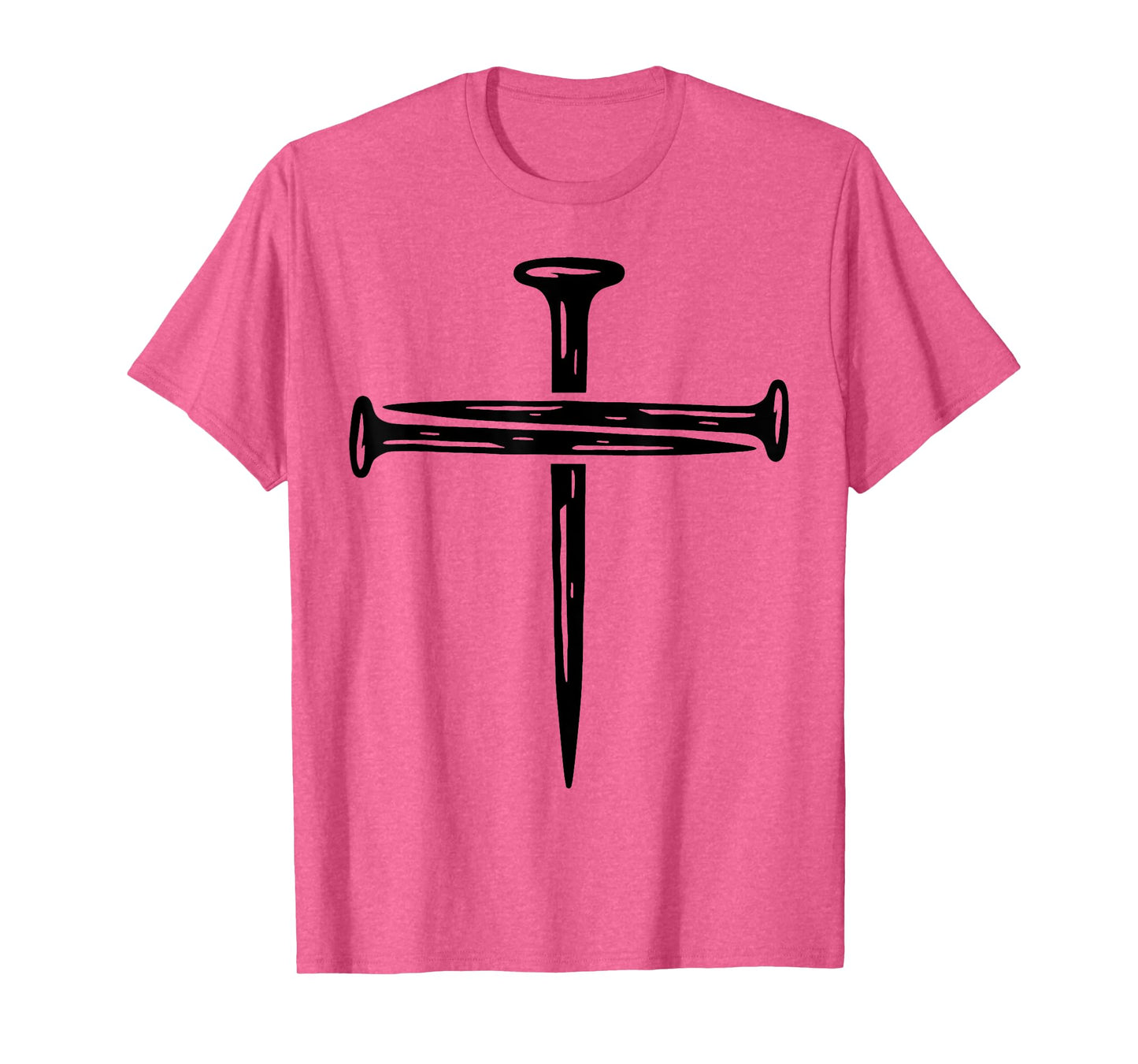Cross Jesus Christian God Faith Bible Religious Minimal Pray T-Shirt