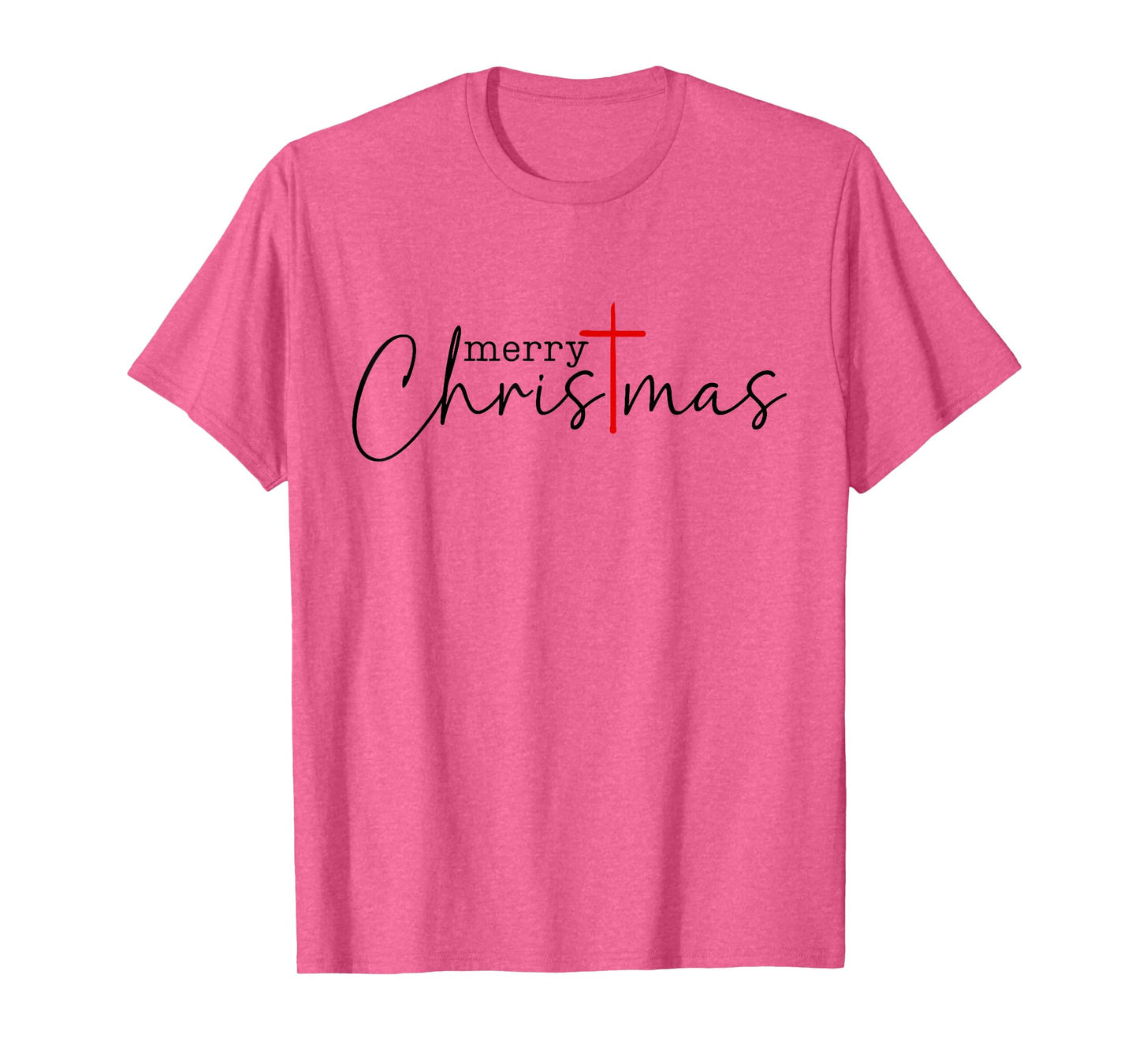 Merry Christmas Cross Christ Xmas Mens Womens Costume T-Shirt