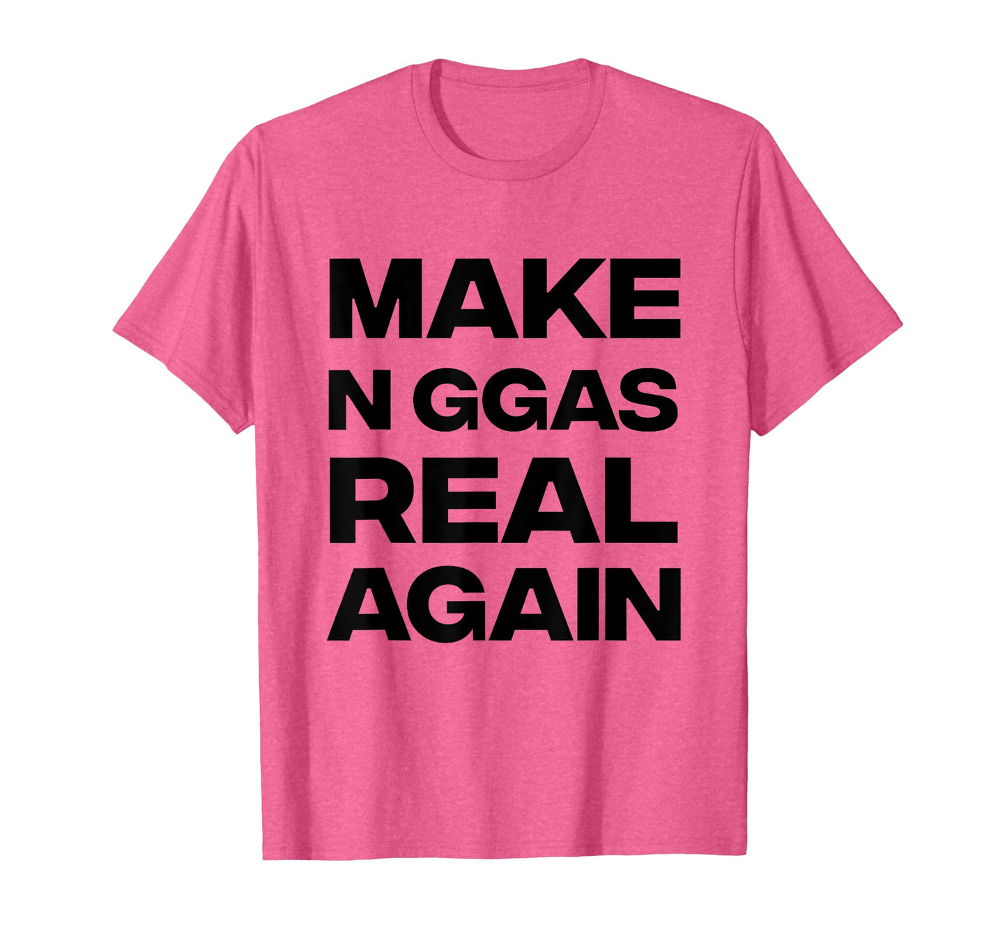 Vintage Quote Gifts Idea Co.68x Make Nggas Real Again Unisex-Adults Humor Graphic T-Shirt White Small Short Sleeve T-Shirt