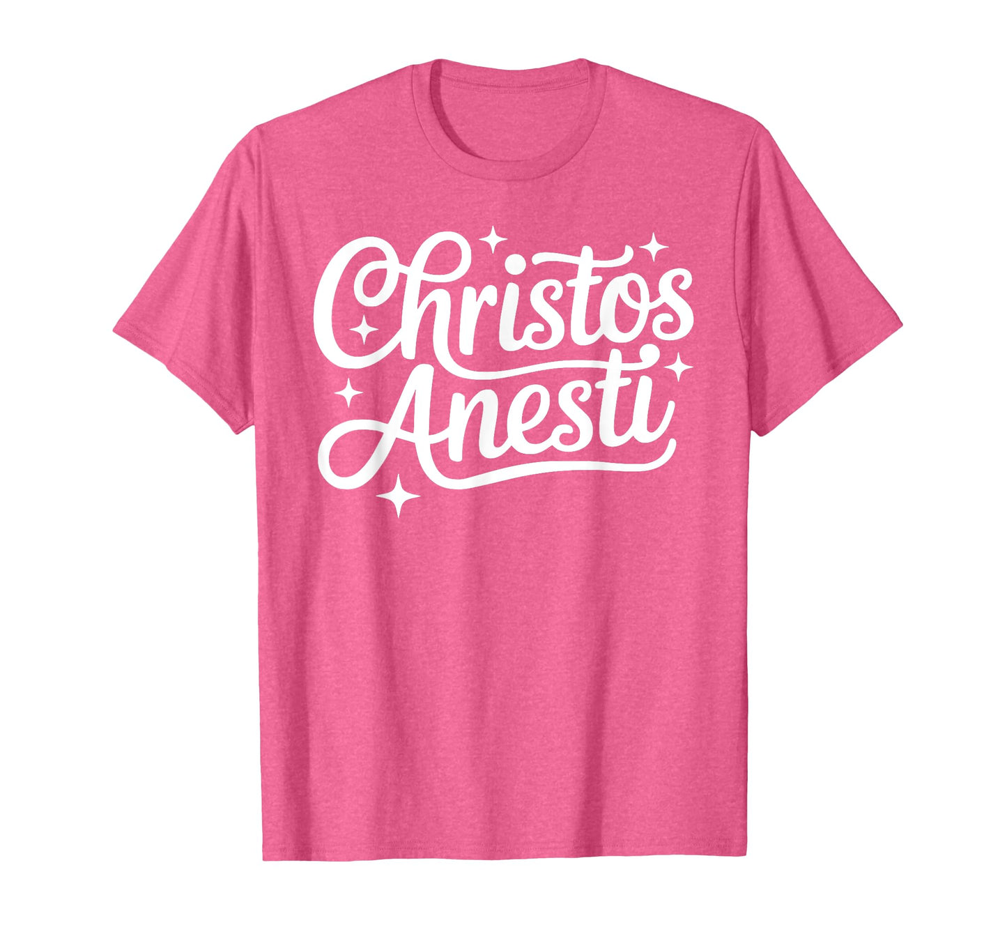 Christos Anesti Tsougrisma Cute Orthodox Greek Easter Girls T-Shirt