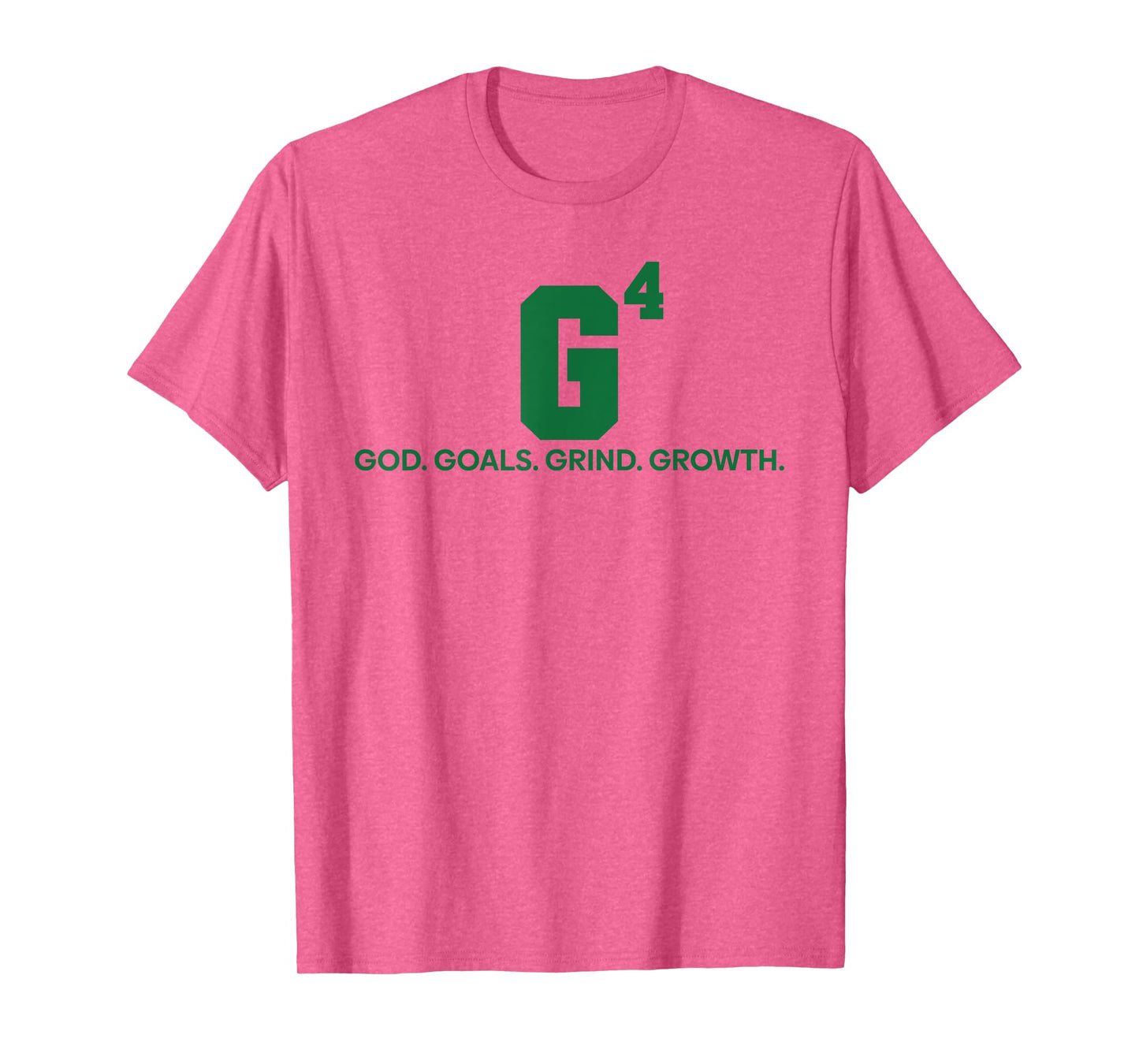 G4 God Goals Grind Growth Funny Christian T-Shirt