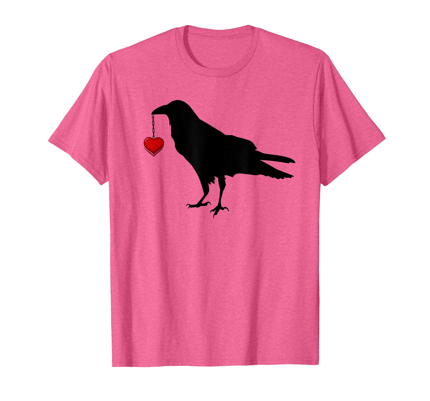 Blackbird with Heart Crow T-Shirt