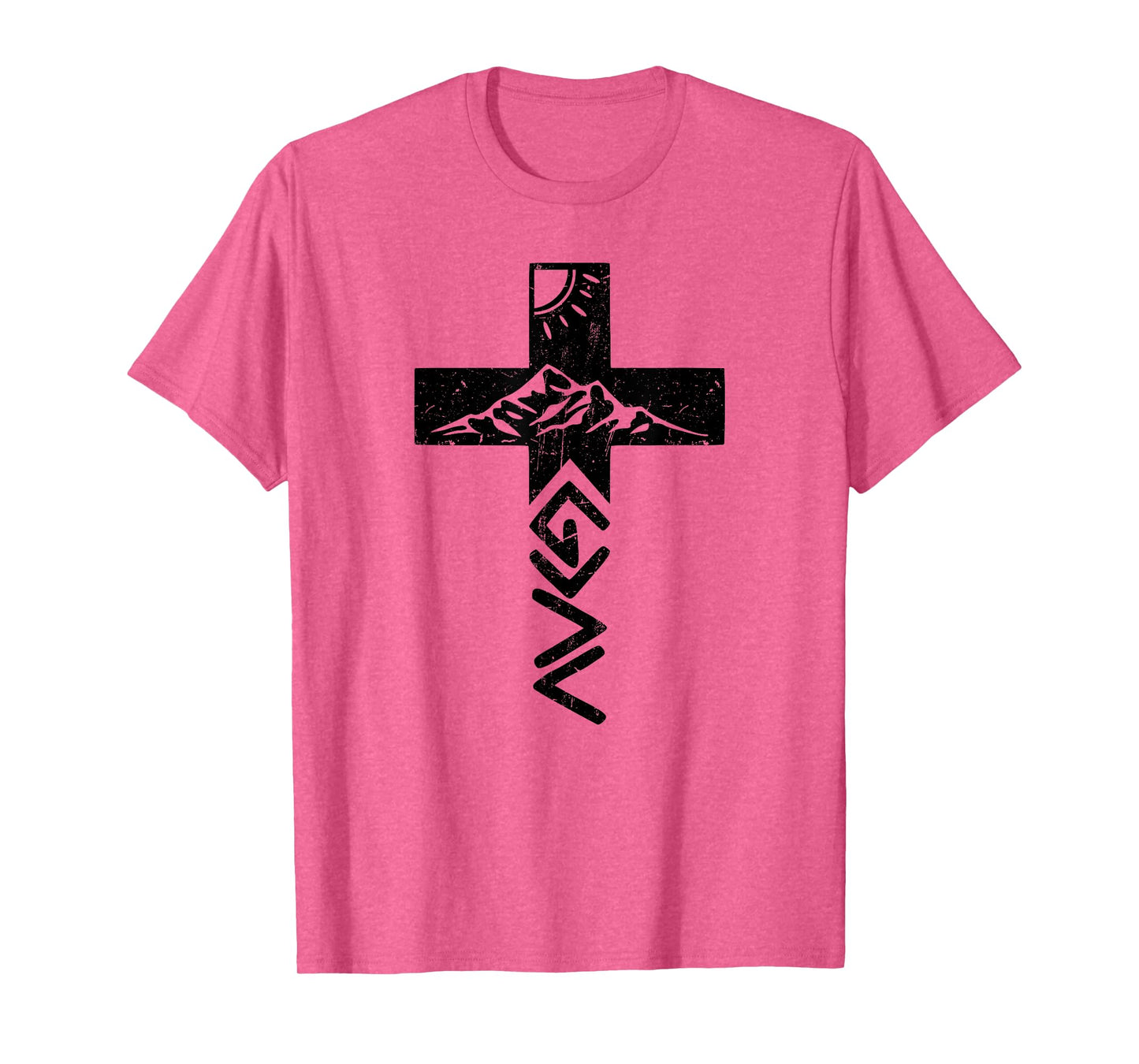 God Greater Than The Highs And Lows Cross for Christians T-Shirt